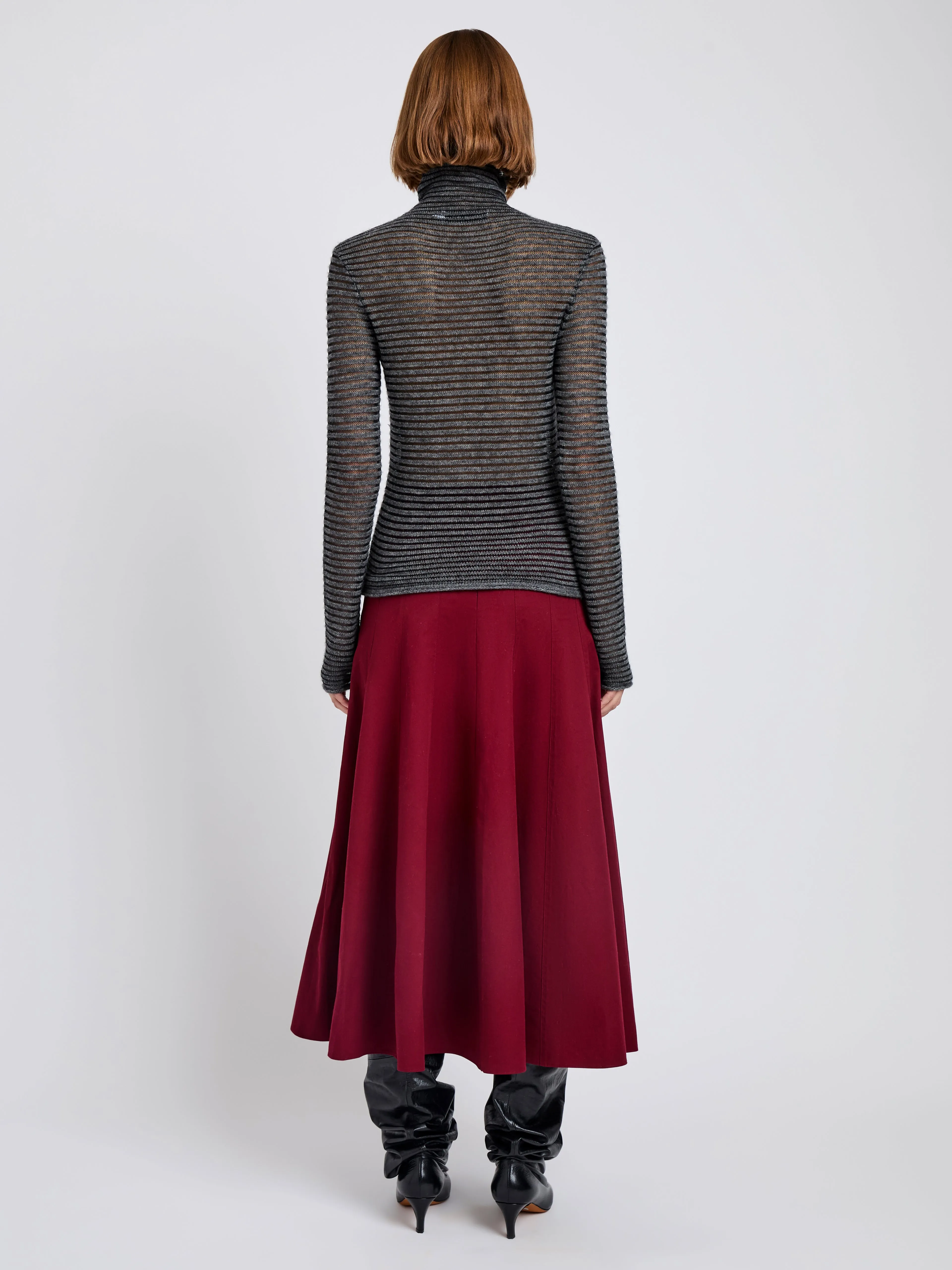 Hailey Sweater in Cashmere Silk Stripe sold by Proenza Schouler product image thumbnail 5