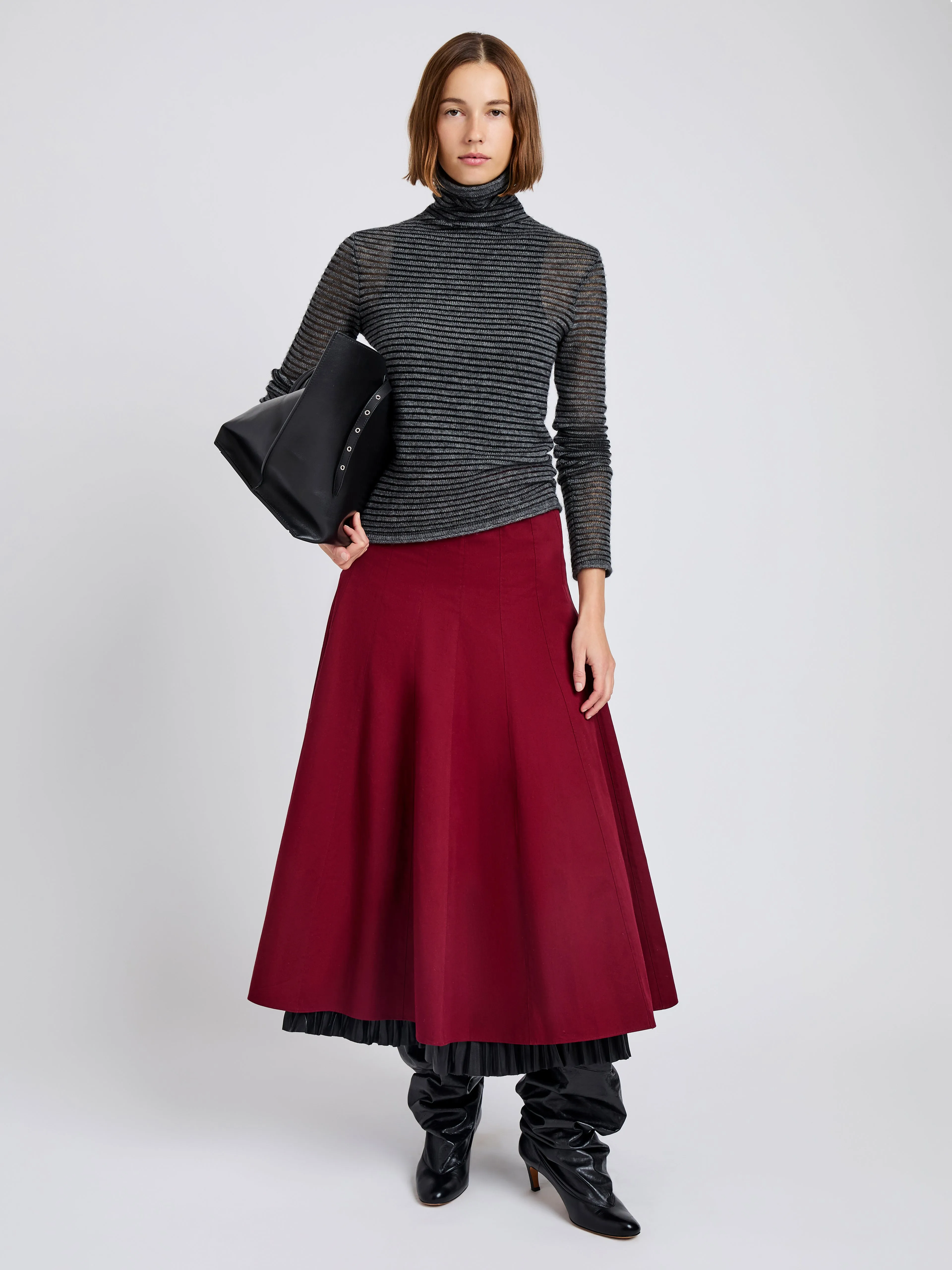 Heidi Skirt in Tech Cotton sold by Proenza Schouler product image thumbnail 2
