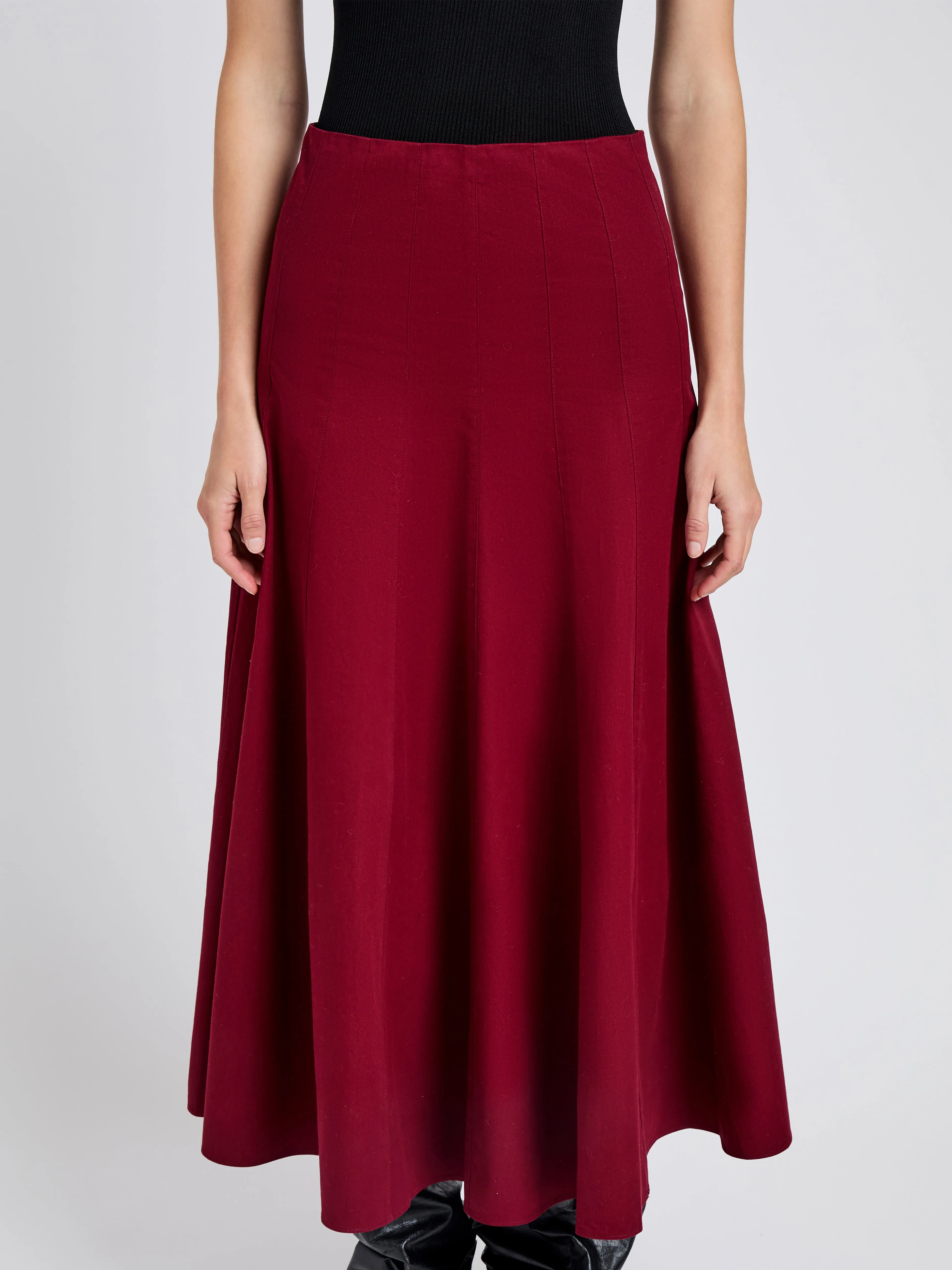 Heidi Skirt in Tech Cotton sold by Proenza Schouler product image thumbnail 5