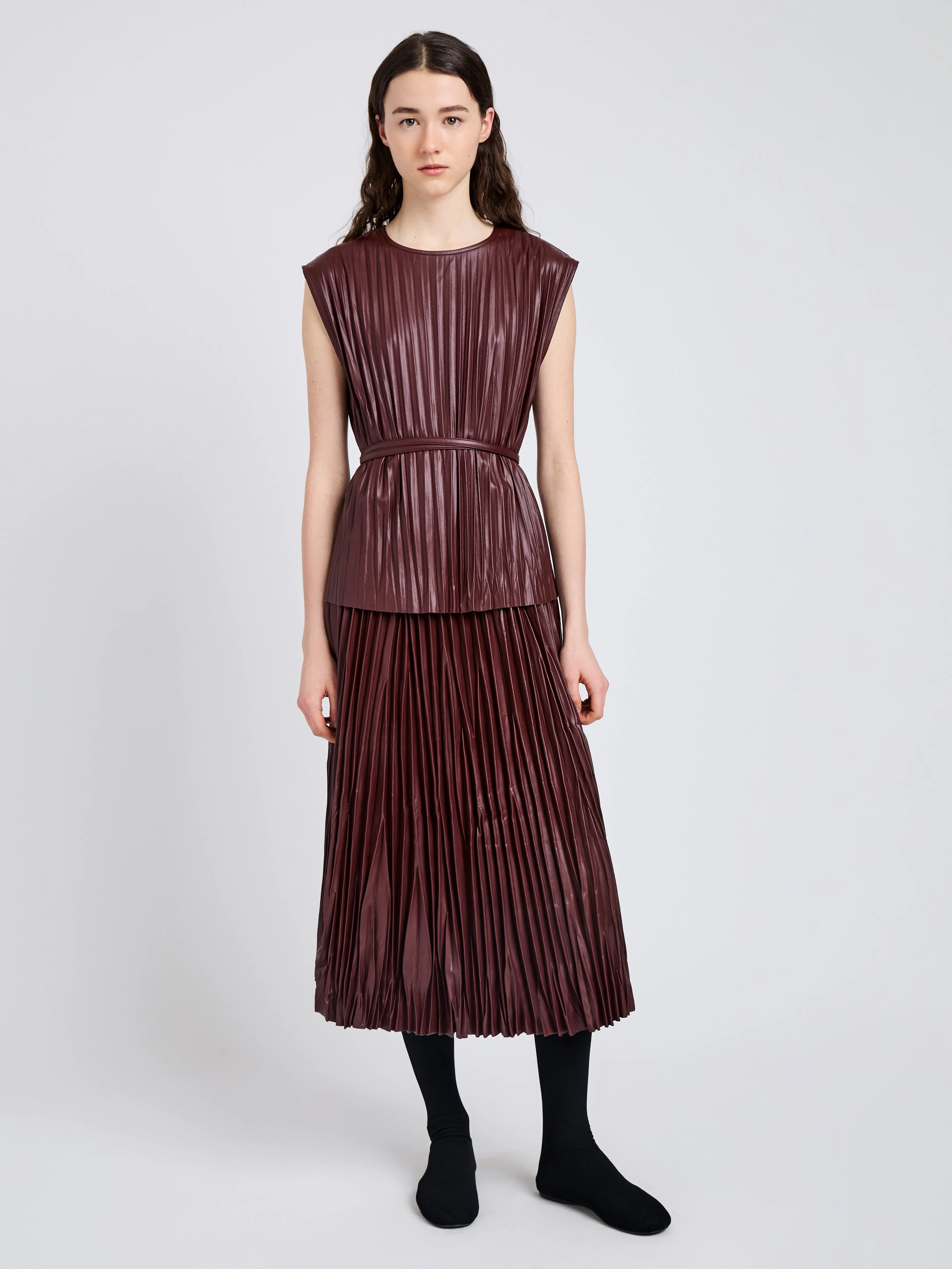 Lyra Top in Faux Leather sold by Proenza Schouler product image thumbnail 3