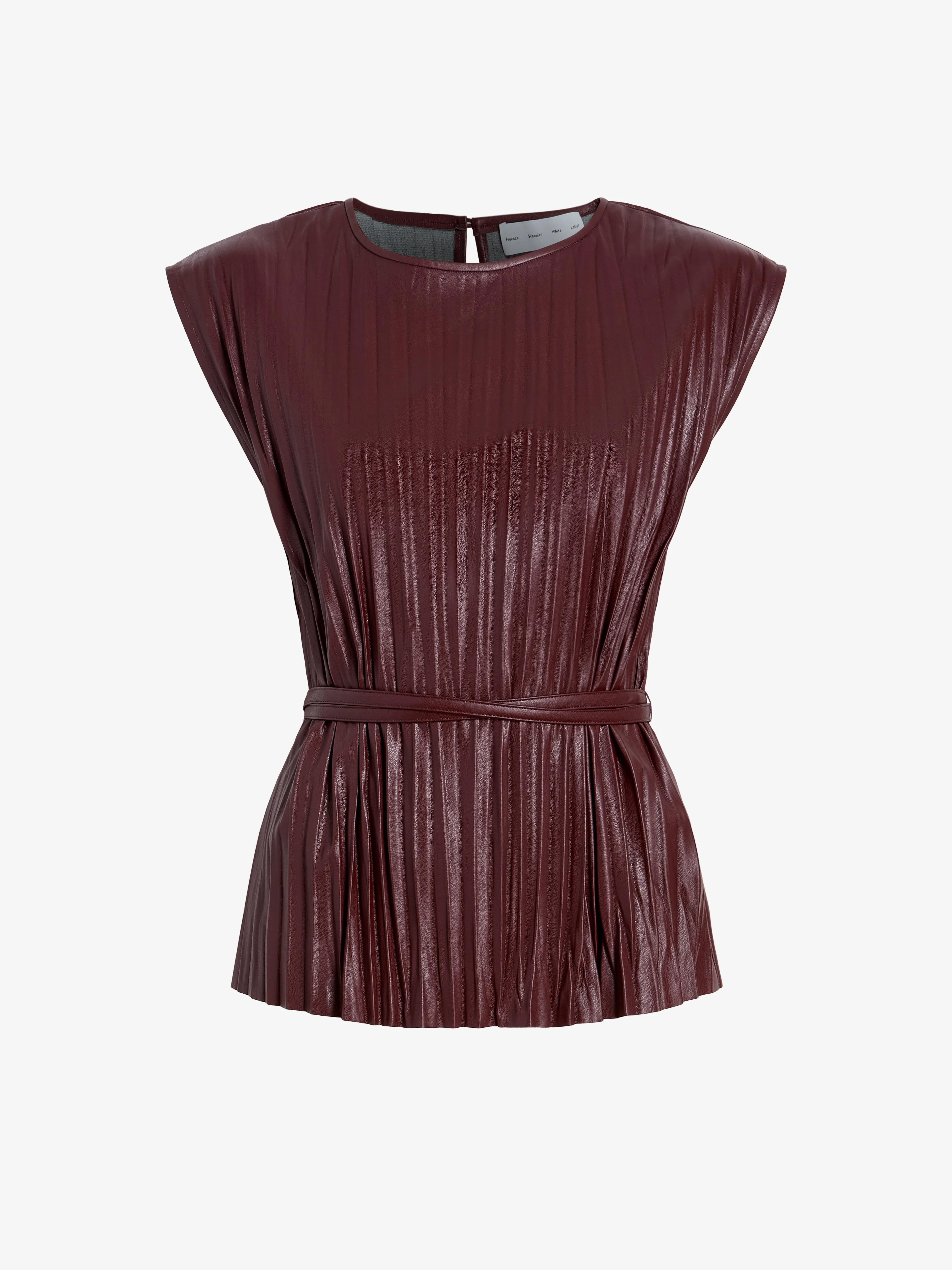 Lyra Top in Faux Leather sold by Proenza Schouler