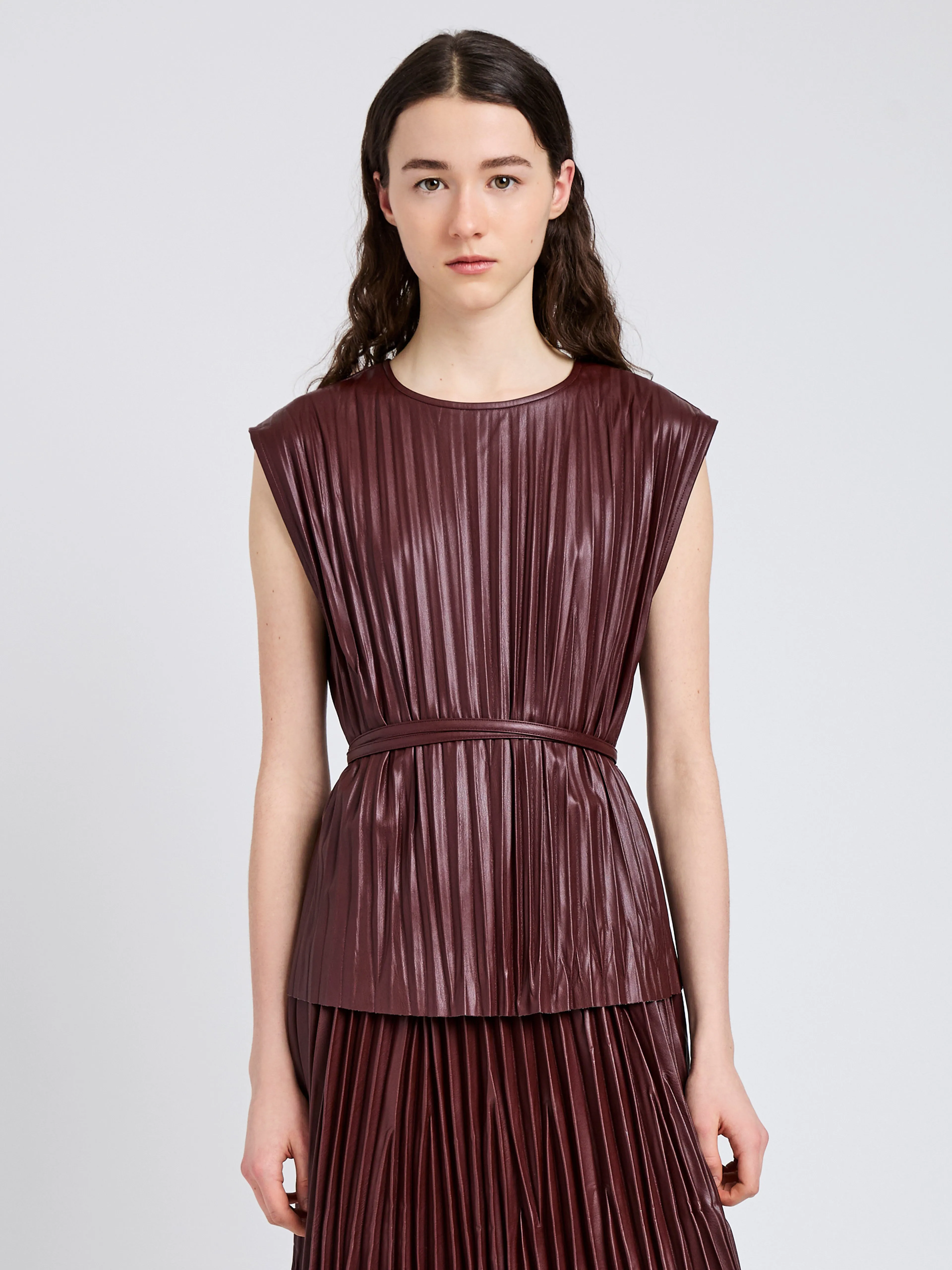 Lyra Top in Faux Leather sold by Proenza Schouler product image thumbnail 2