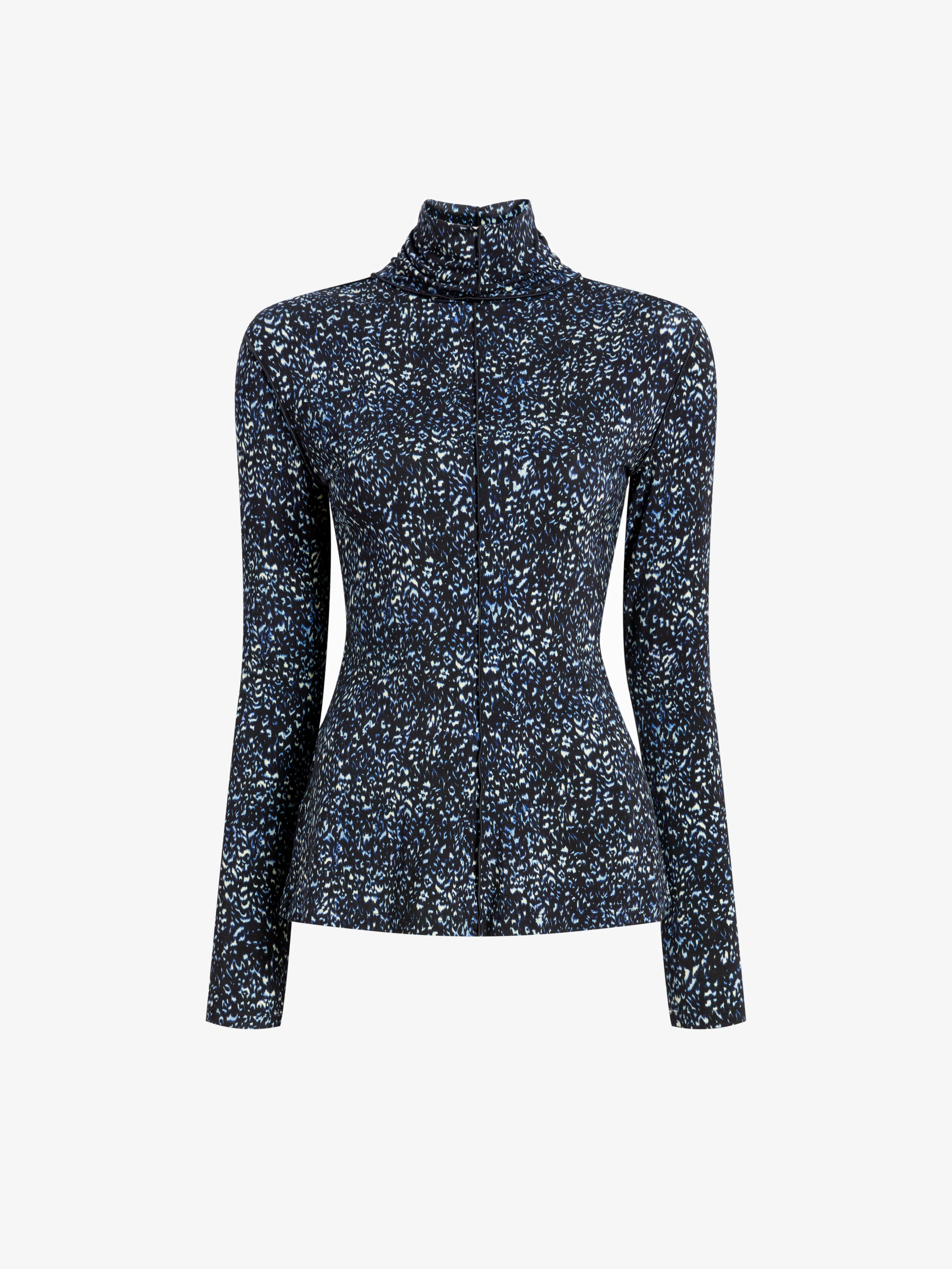 Audrey Top in Cheetah Jersey sold by Proenza Schouler