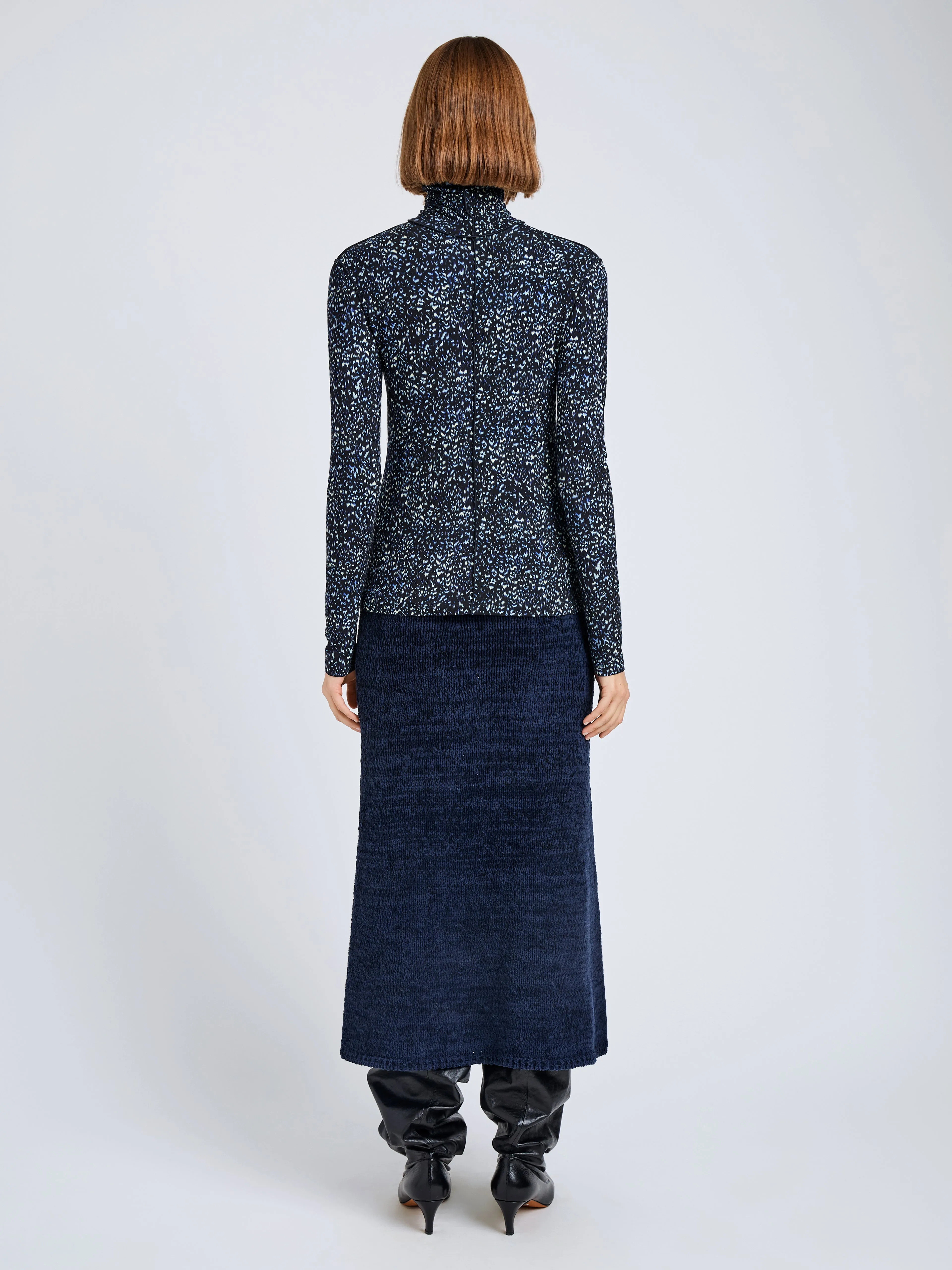 Audrey Top in Cheetah Jersey sold by Proenza Schouler product image thumbnail 5