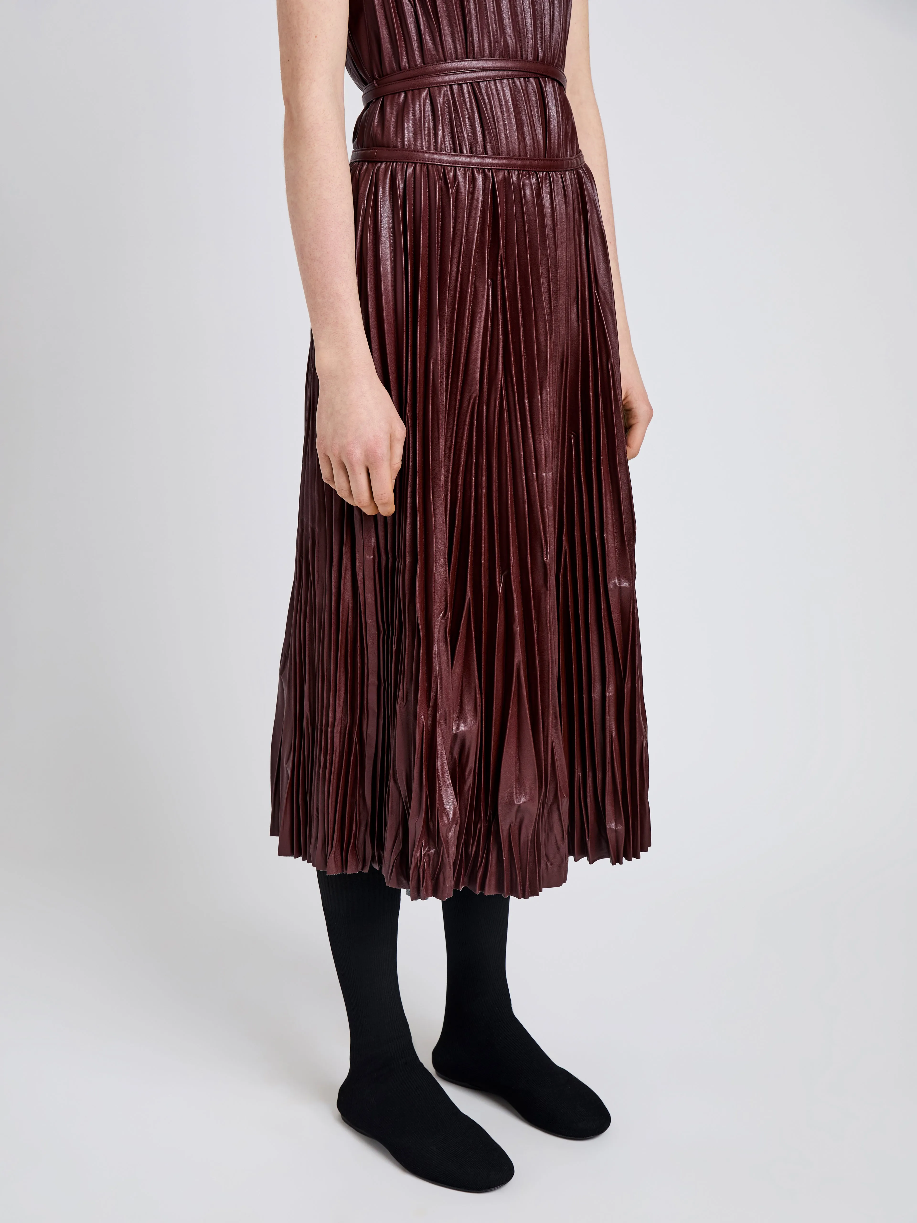 Rosalyn Skirt in Faux Leather sold by Proenza Schouler product image thumbnail 5