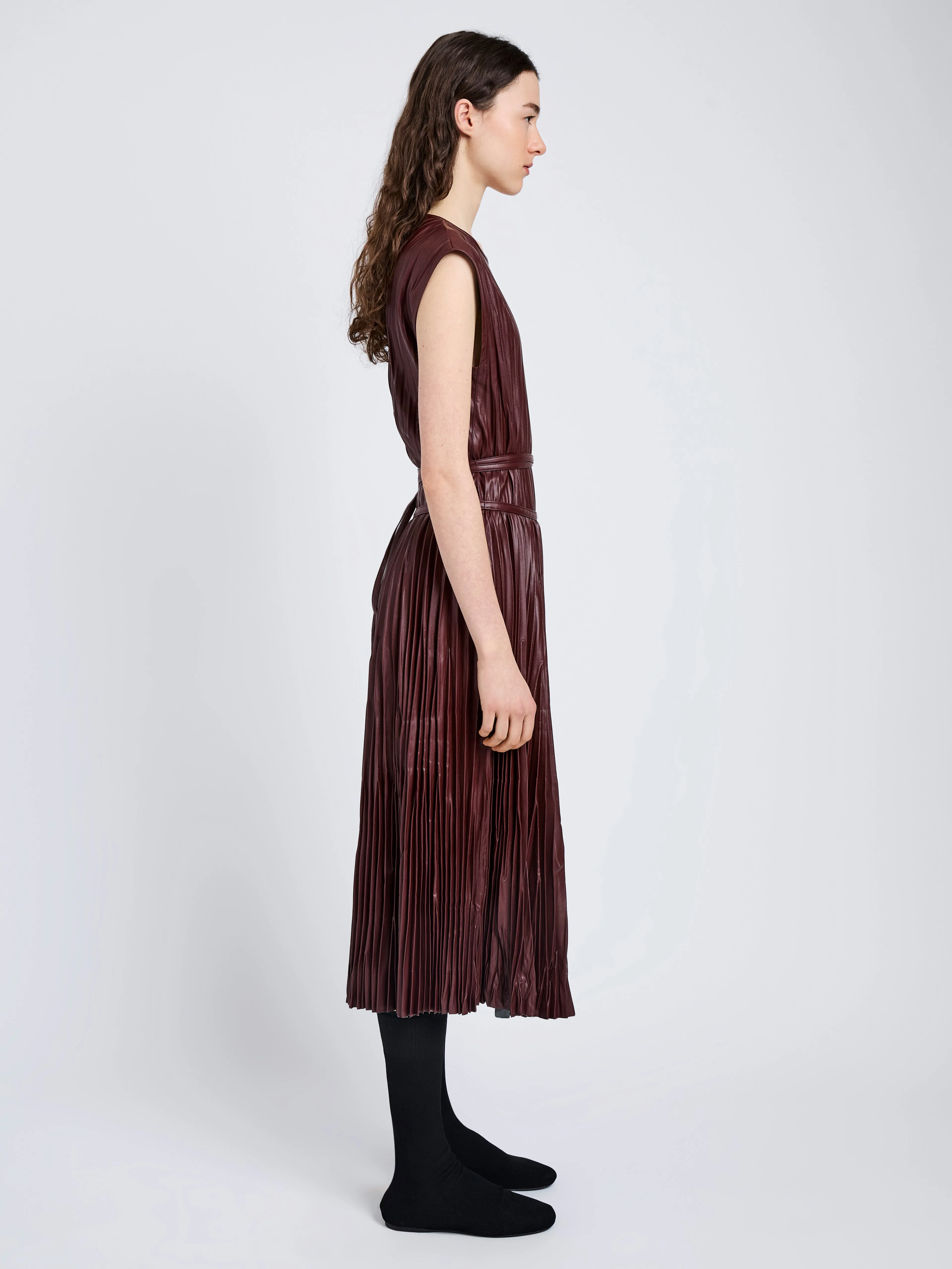 Rosalyn Skirt in Faux Leather sold by Proenza Schouler product image thumbnail 3