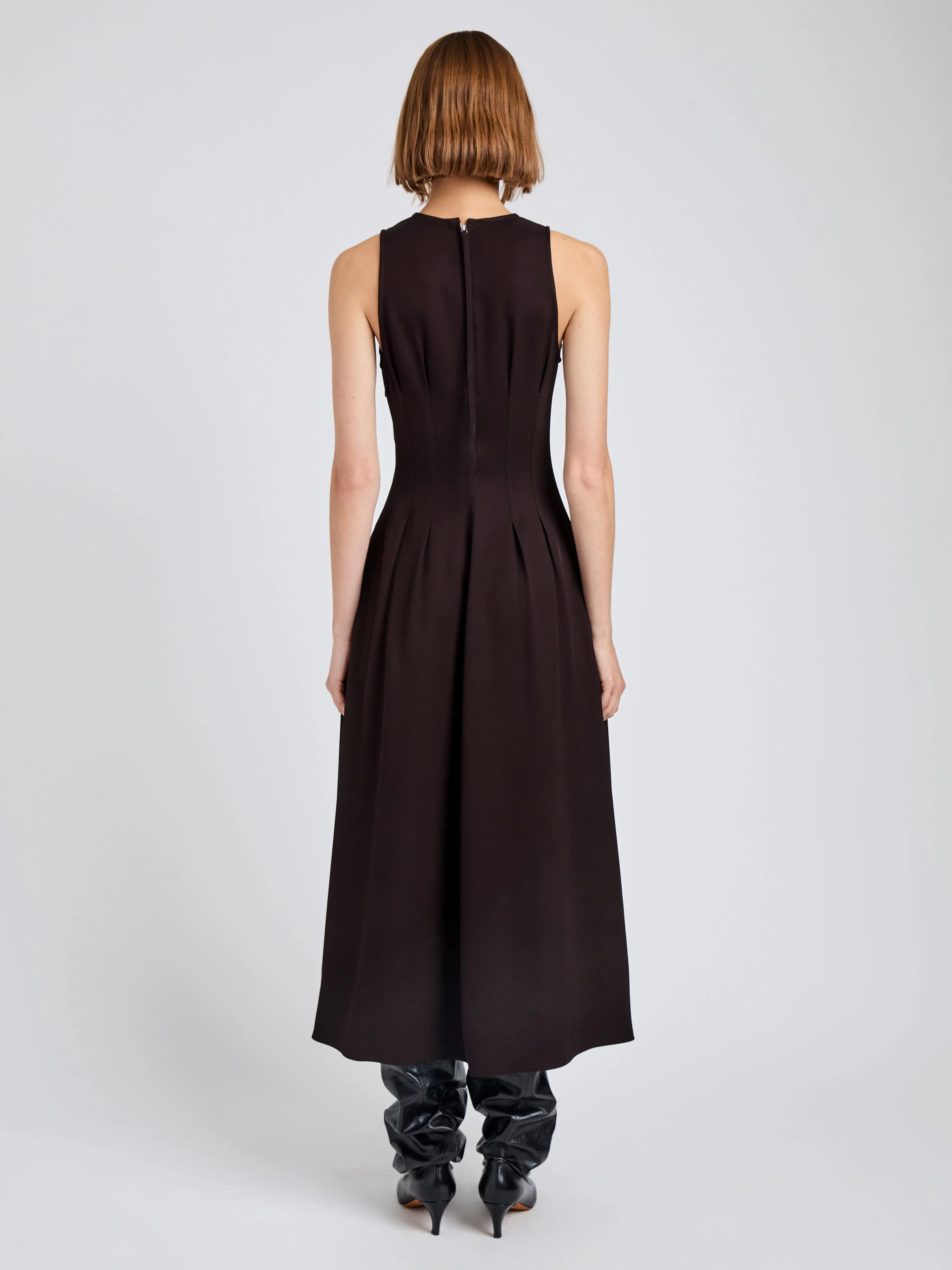 Bronwyn Dress in Merino Wool Twill sold by Proenza Schouler product image thumbnail 4