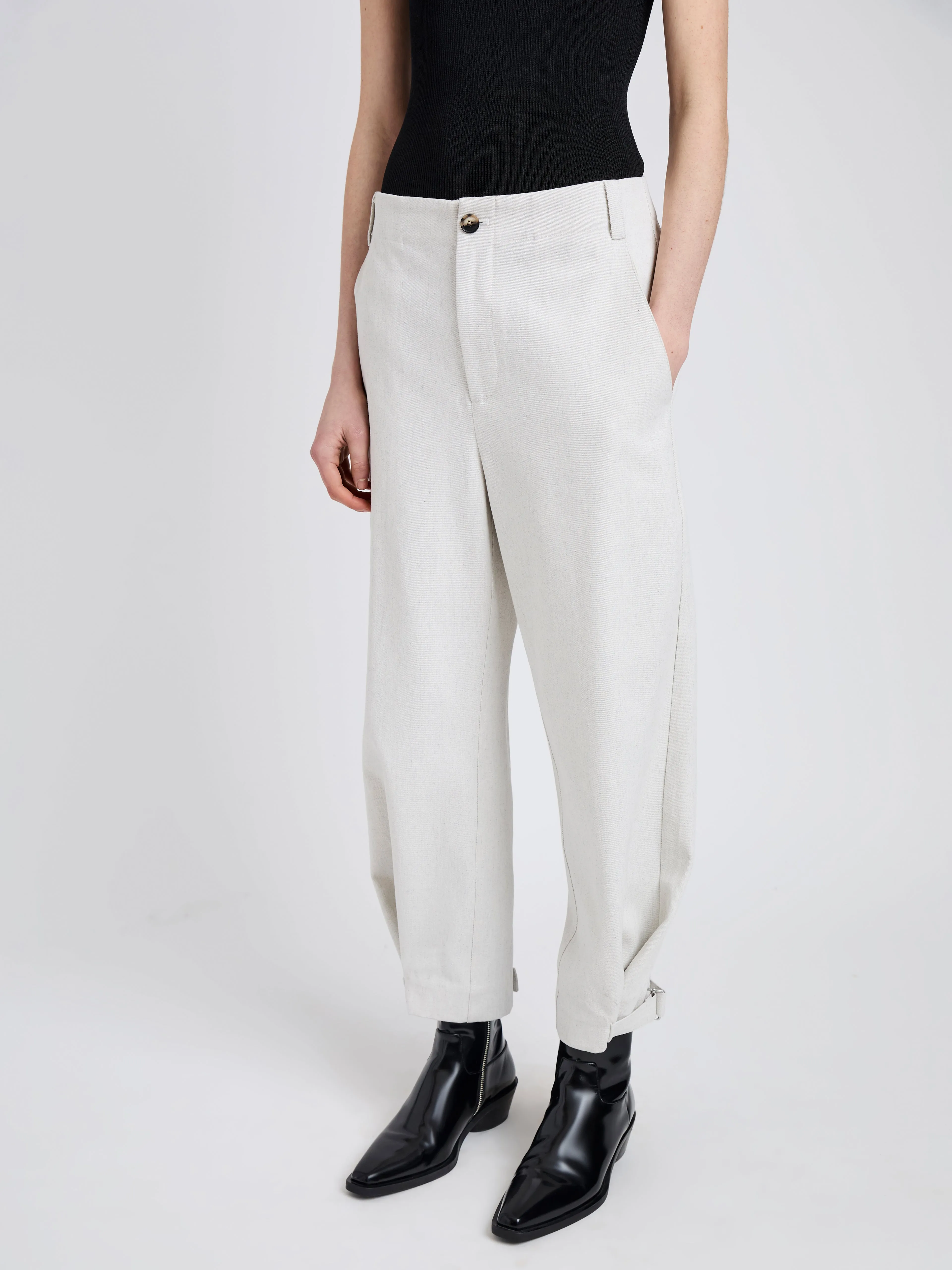 Kay Pant in Wool Garbardine sold by Proenza Schouler product image thumbnail 5