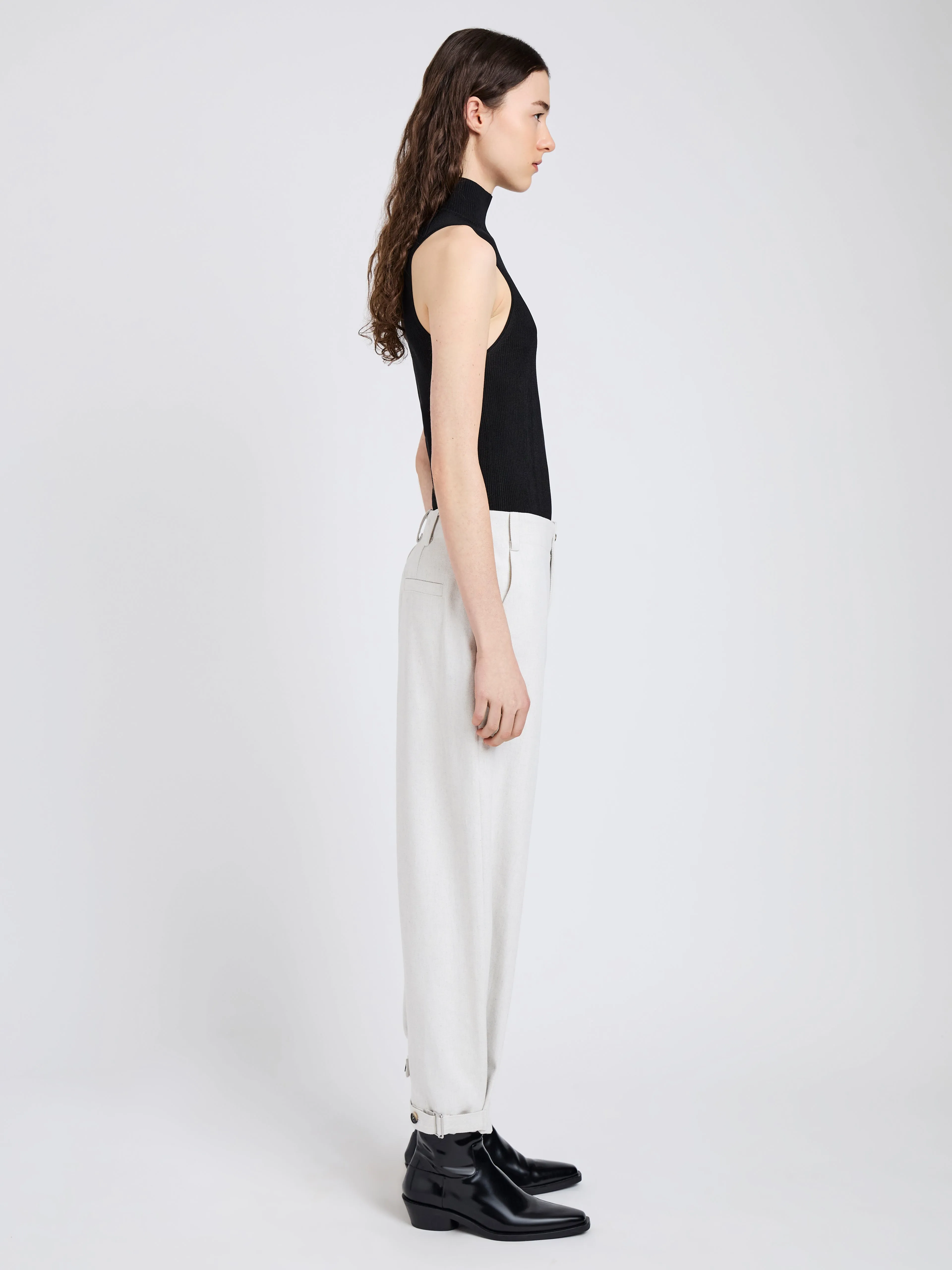 Kay Pant in Wool Garbardine sold by Proenza Schouler product image thumbnail 3