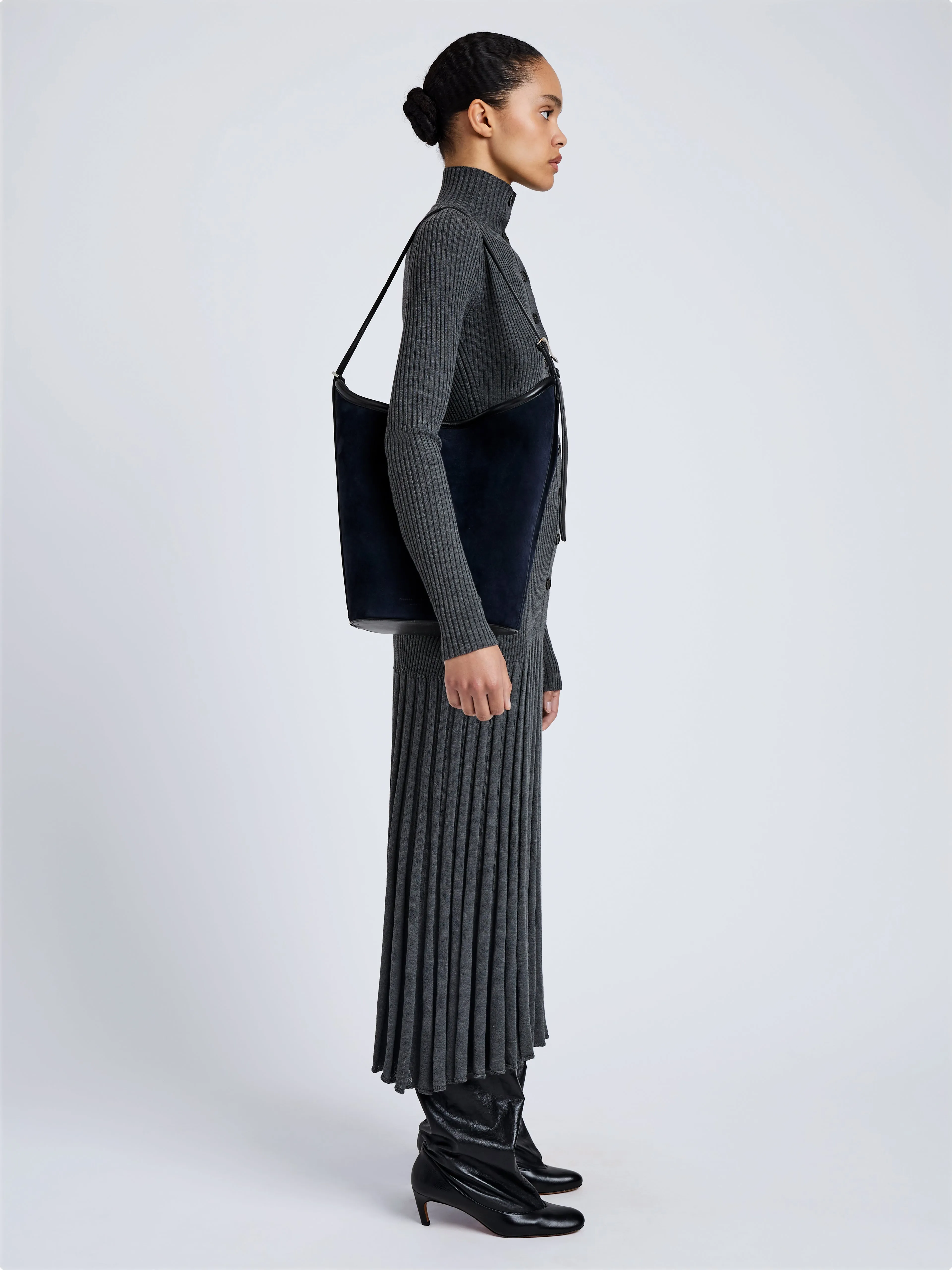 Brant Bucket Bag in Soft Suede sold by Proenza Schouler product image thumbnail 2