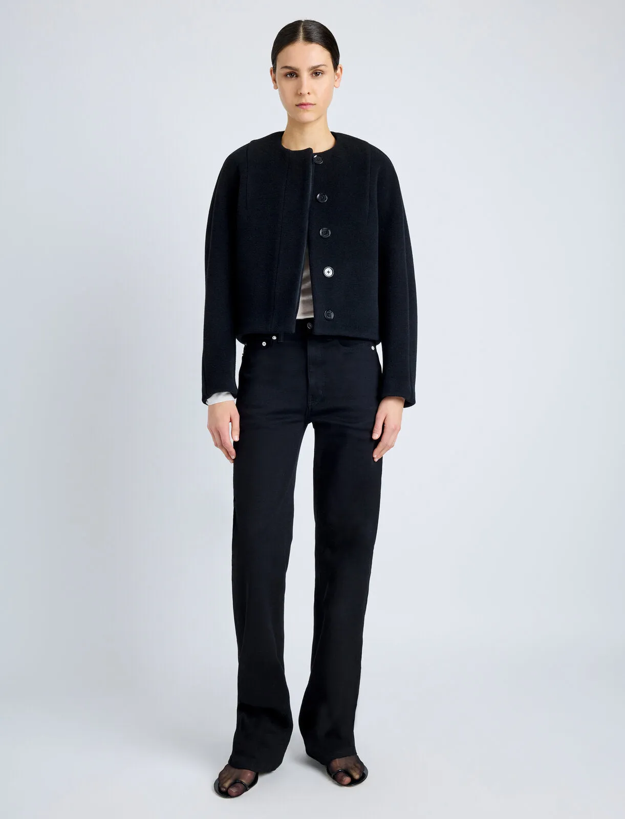 Mona Jacket in Eco DoubleFace Wool sold by Proenza Schouler product image thumbnail 3
