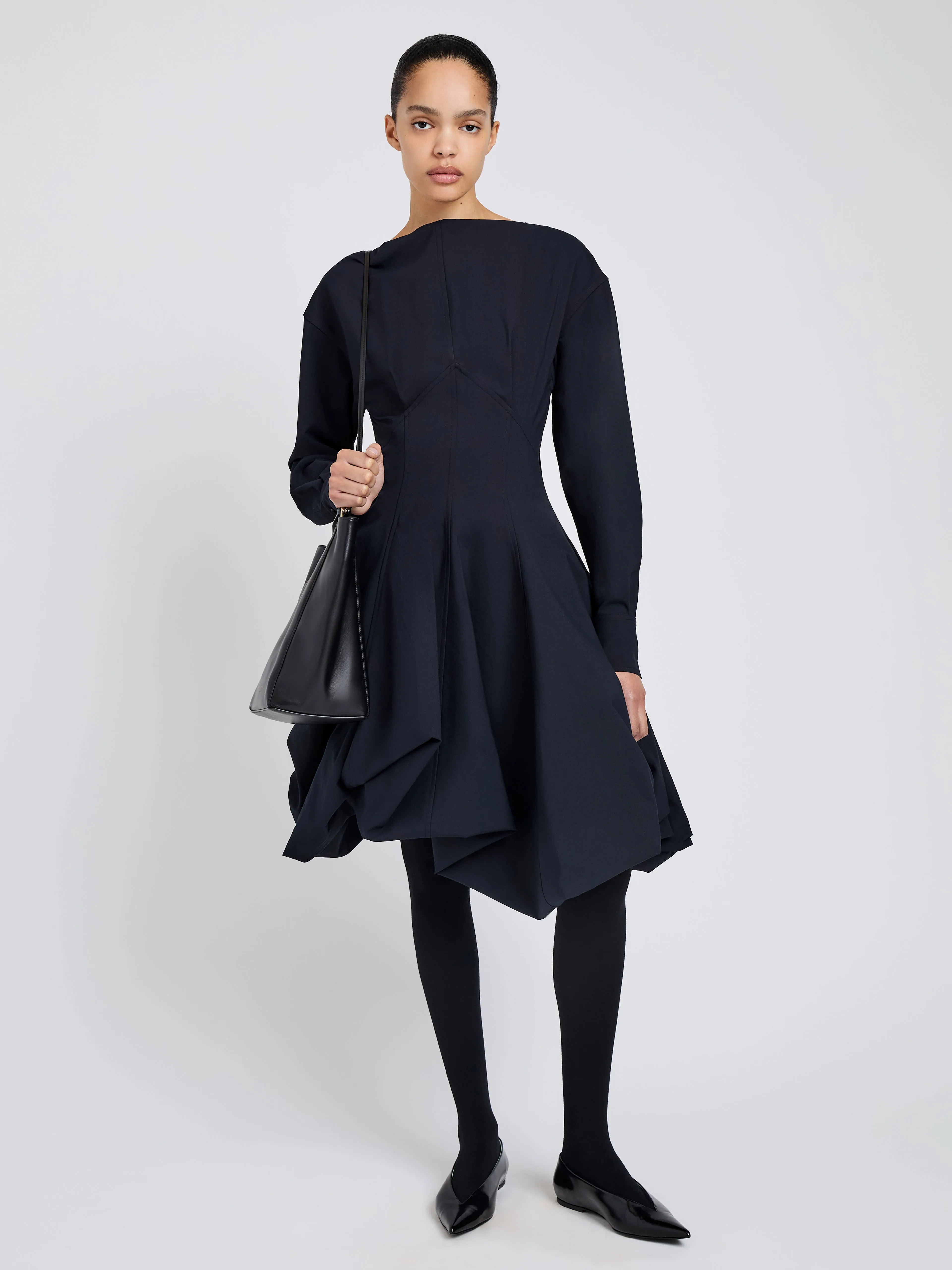 Tiana Dress in Bi Stretch Cotton Nylon sold by Proenza Schouler product image thumbnail 2