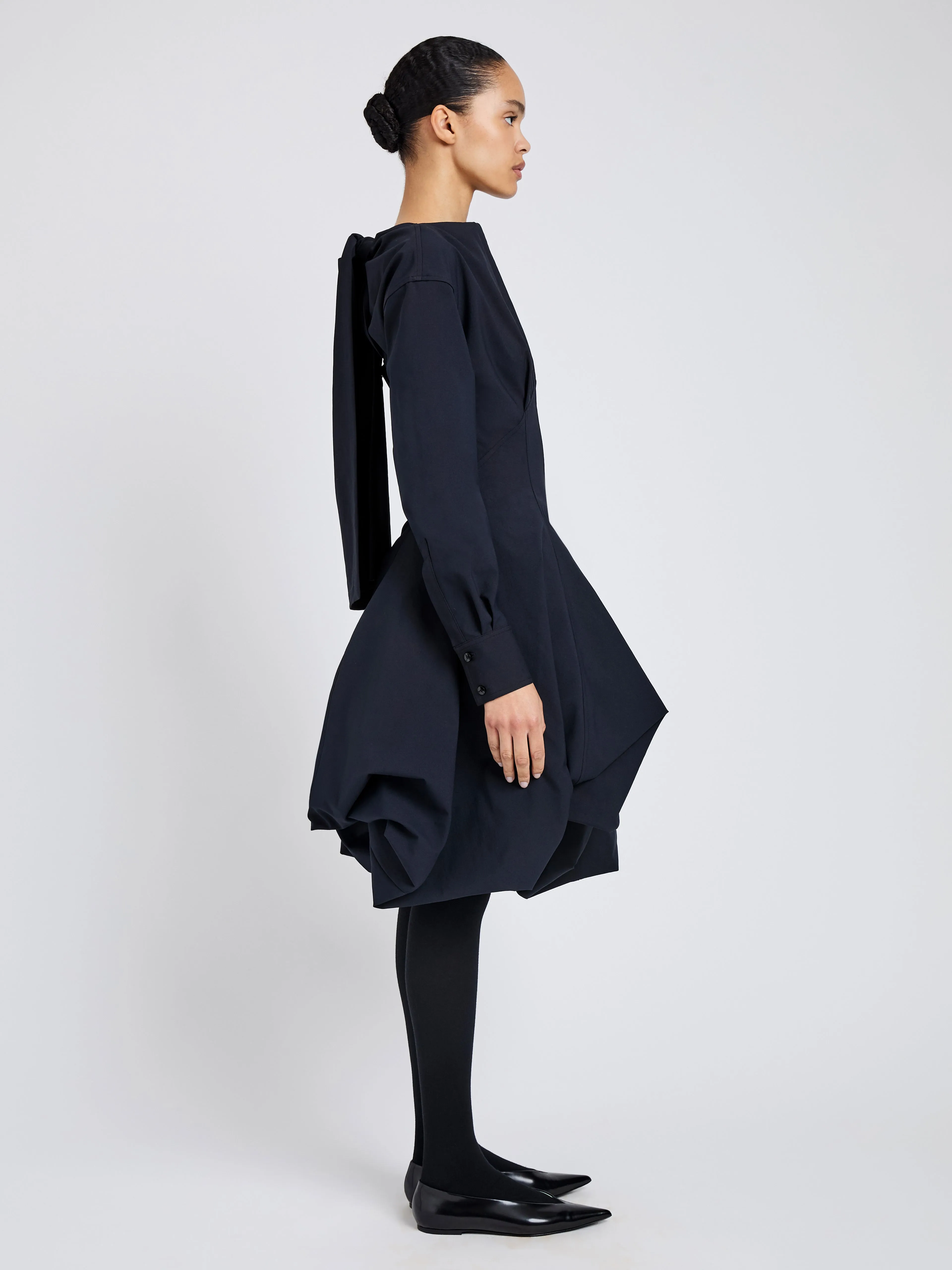 Tiana Dress in Bi Stretch Cotton Nylon sold by Proenza Schouler product image thumbnail 3