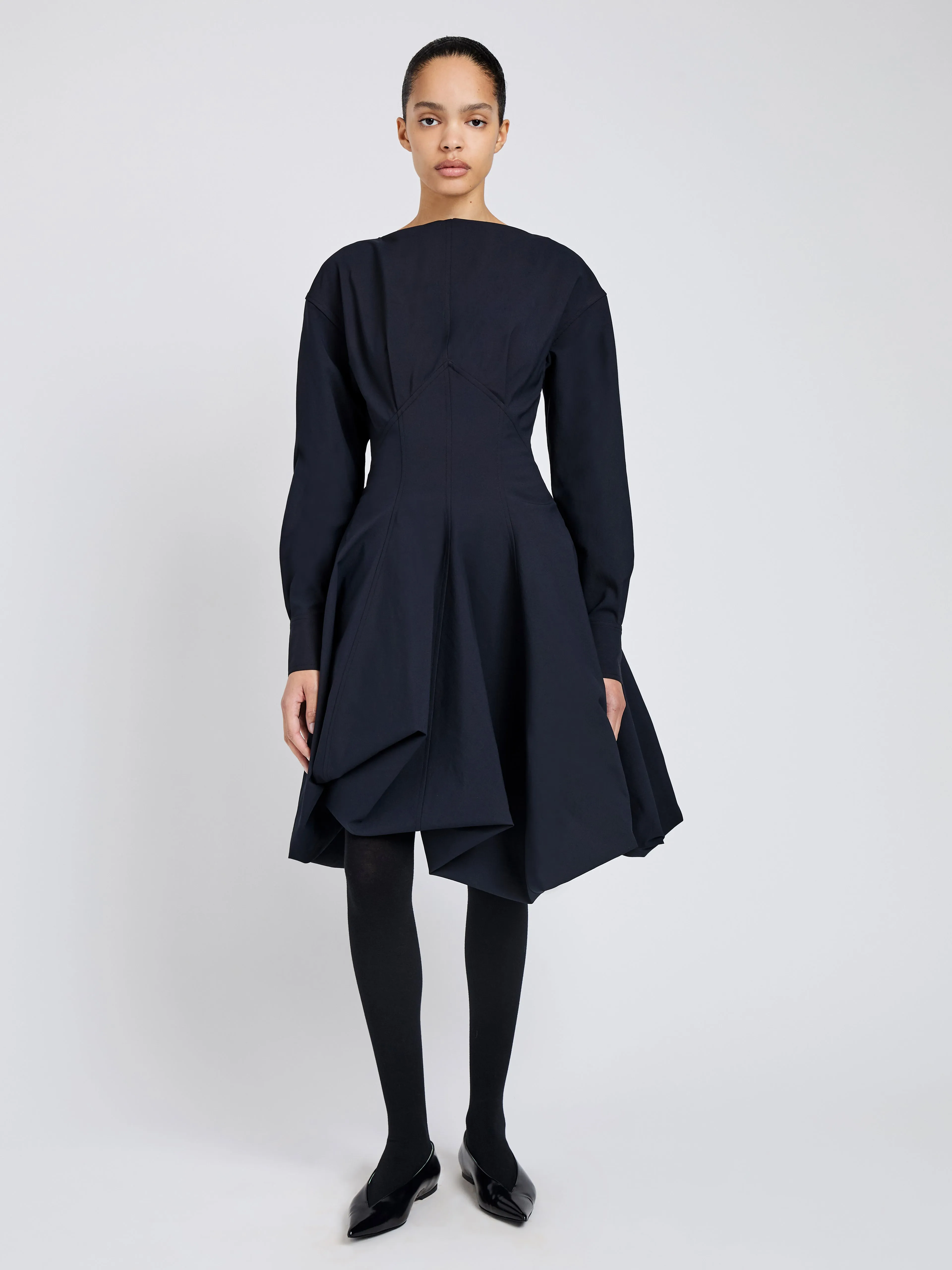 Tiana Dress in Bi Stretch Cotton Nylon sold by Proenza Schouler product image thumbnail 5