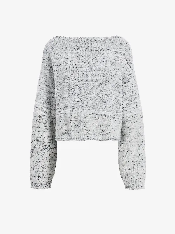 Maddox Sweater in Marled Cotton made by Proenza Schouler