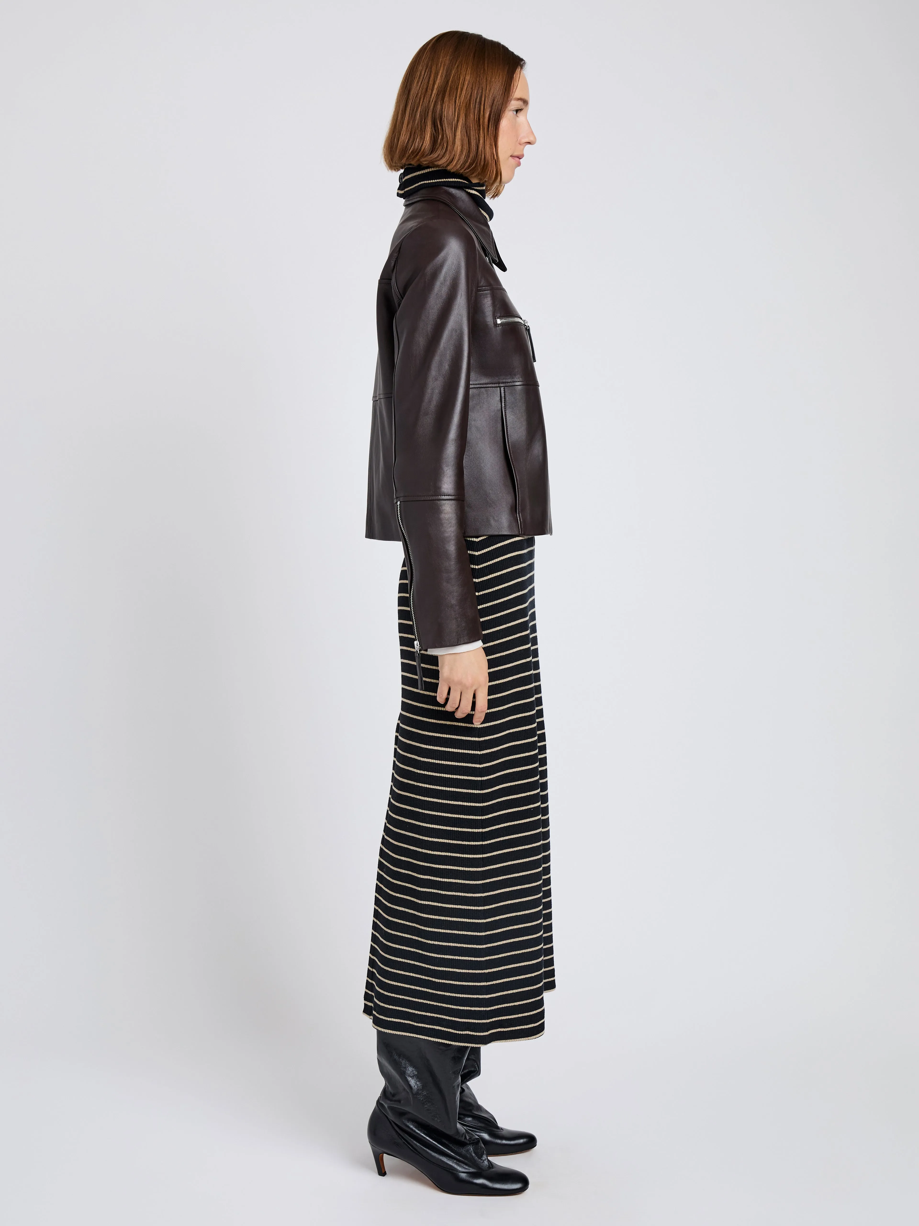 Annabel Jacket in Leather sold by Proenza Schouler product image thumbnail 4