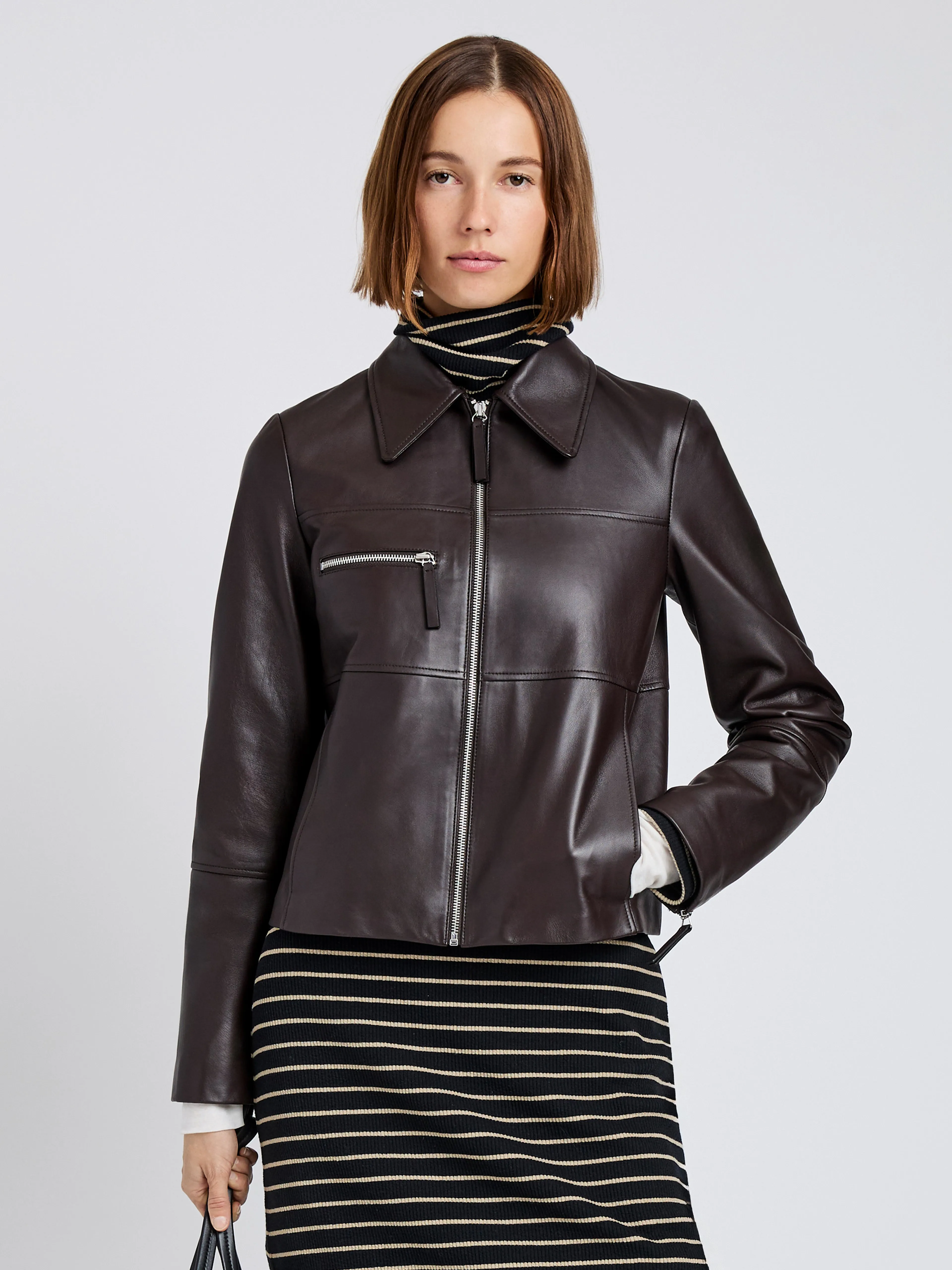 Annabel Jacket in Leather sold by Proenza Schouler product image thumbnail 2