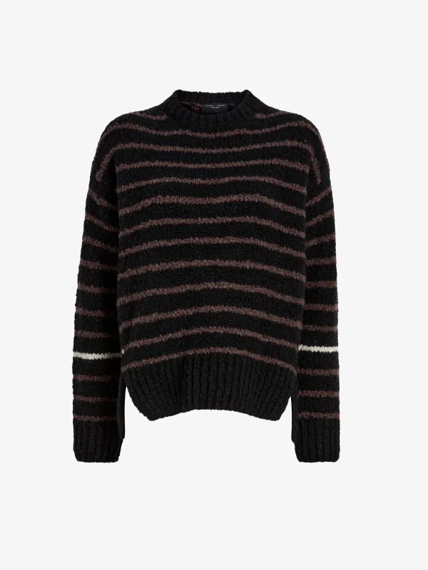 Leonie Sweater in Stripe Wool made by Proenza Schouler