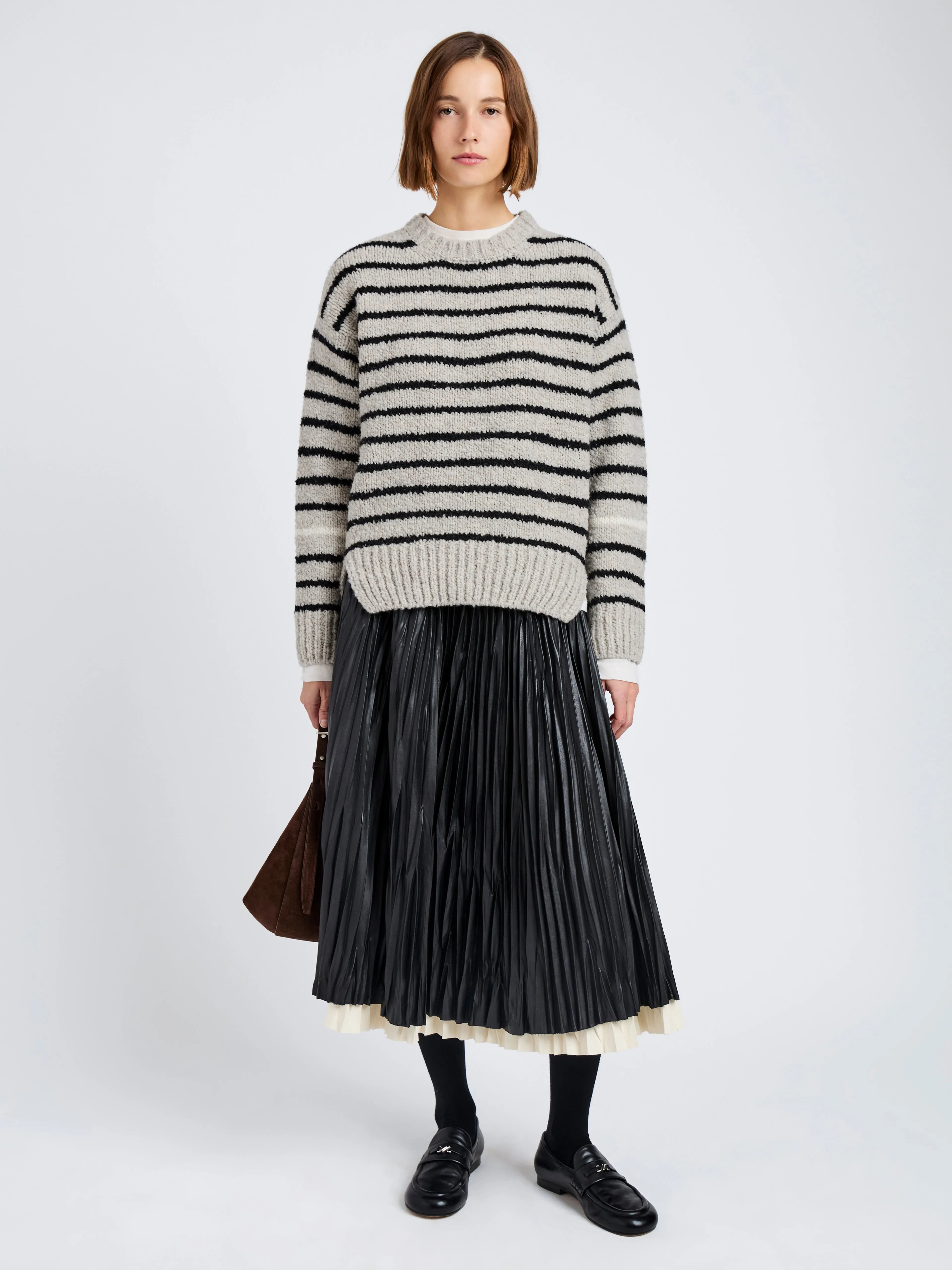 Leonie Sweater in Stripe Wool sold by Proenza Schouler product image thumbnail 3