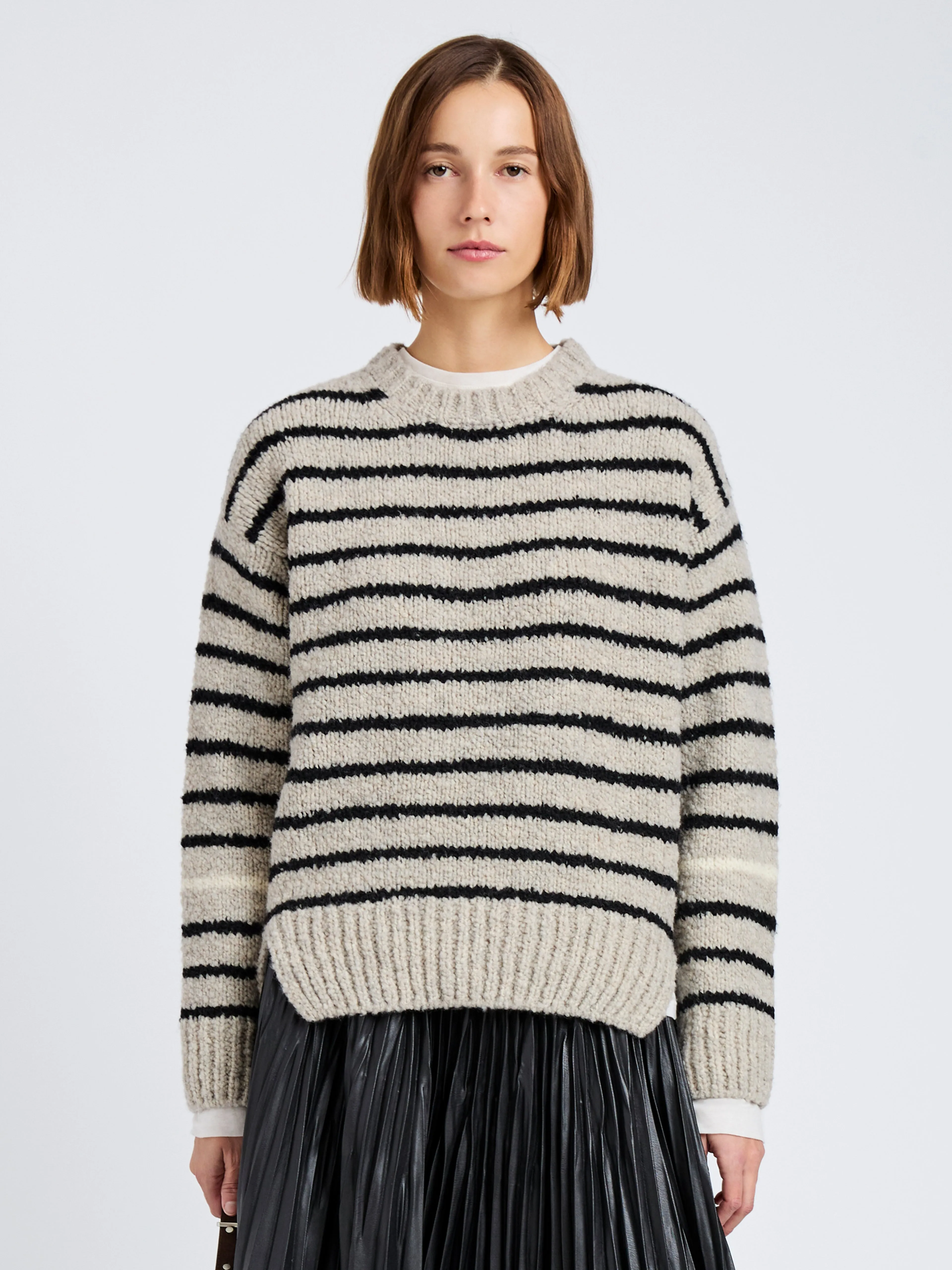 Leonie Sweater in Stripe Wool sold by Proenza Schouler product image thumbnail 2