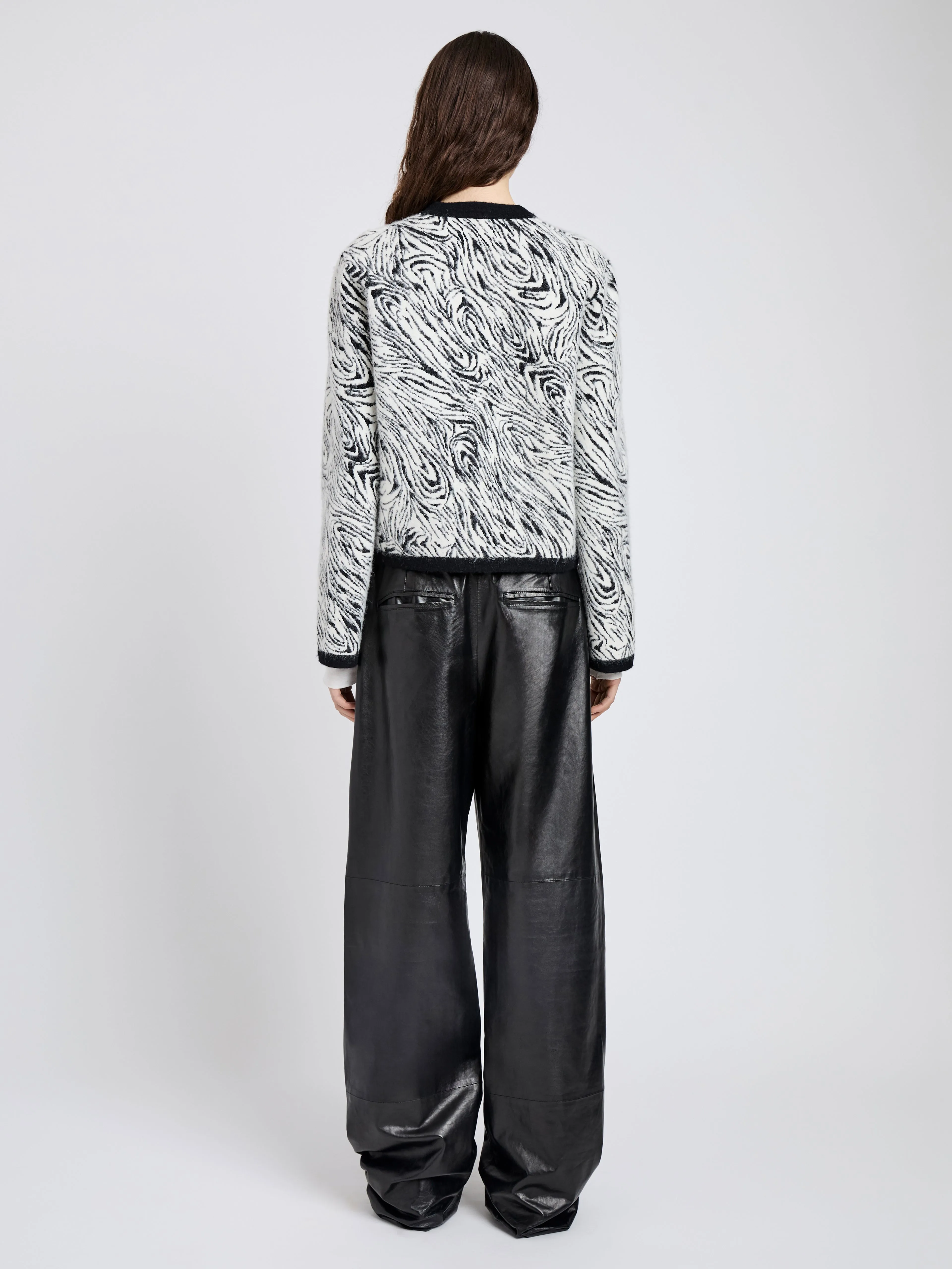 Amina Jacket in Jacquard Alpaca sold by Proenza Schouler product image thumbnail 5