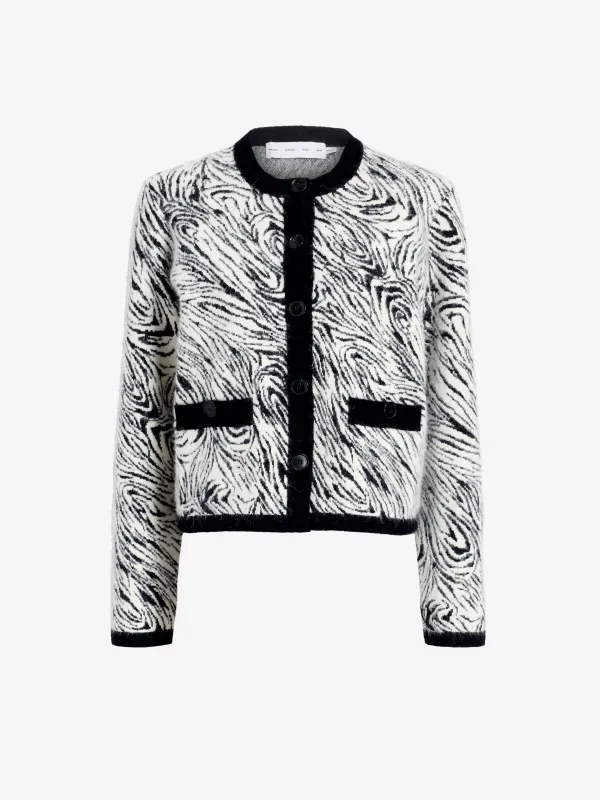 Amina Jacket in Jacquard Alpaca sold by Proenza Schouler