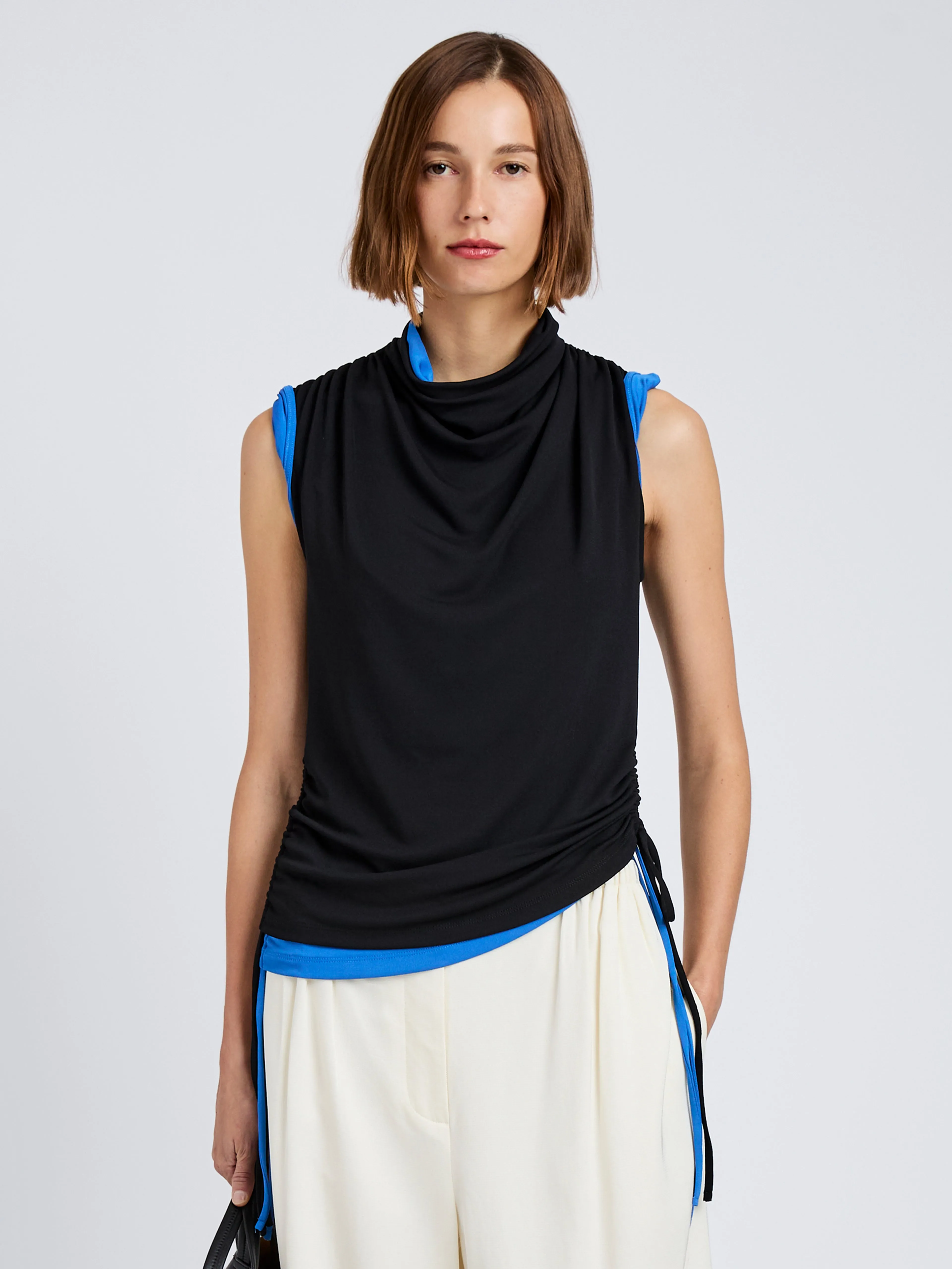 Elna Top in Crepe Jersey sold by Proenza Schouler product image thumbnail 2