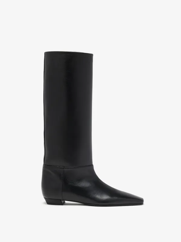 Trap Flat Boot in Nappa made by Proenza Schouler