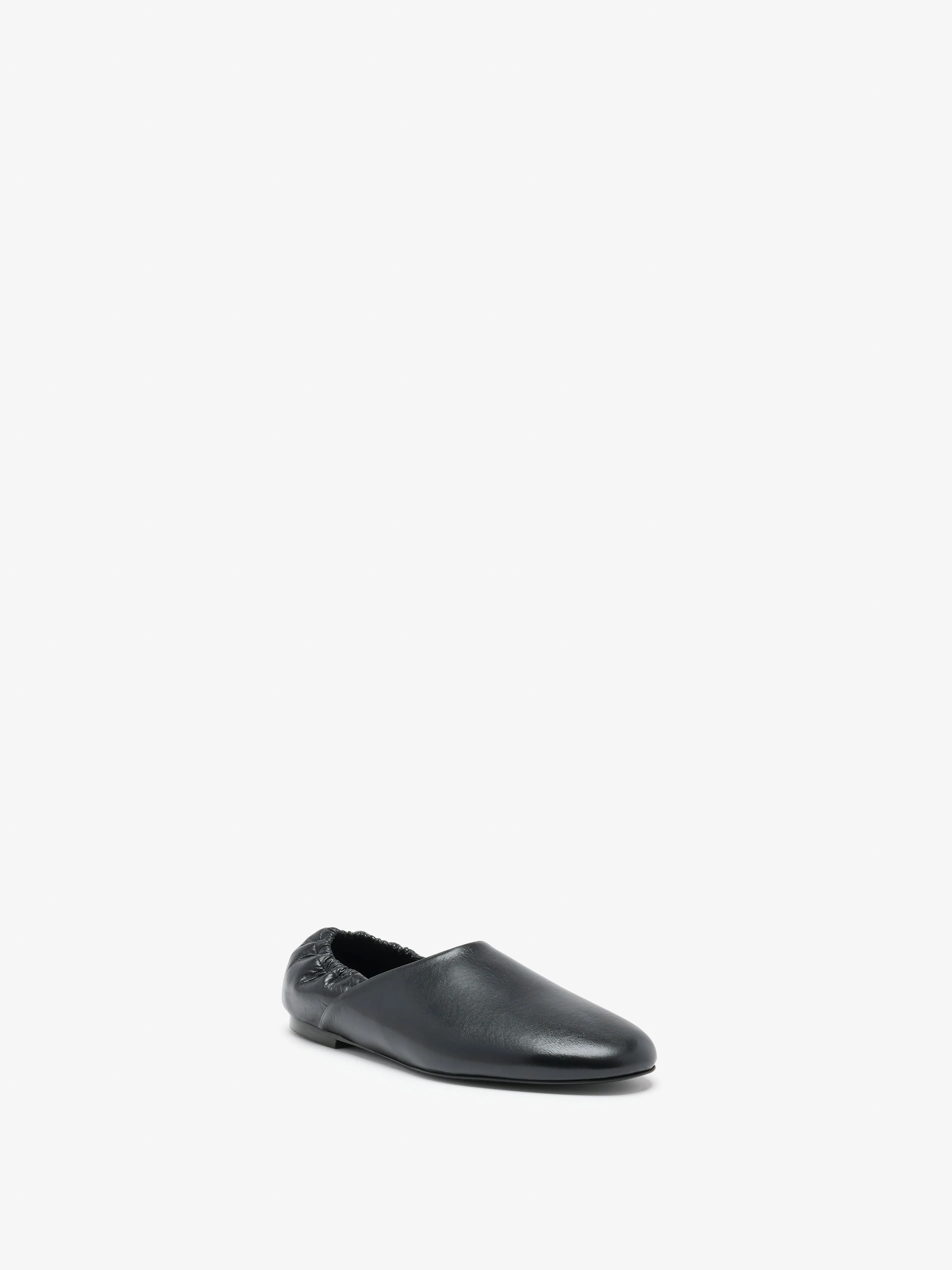 Ruched Tee Slippers in Slick Calf sold by Proenza Schouler product image thumbnail 2