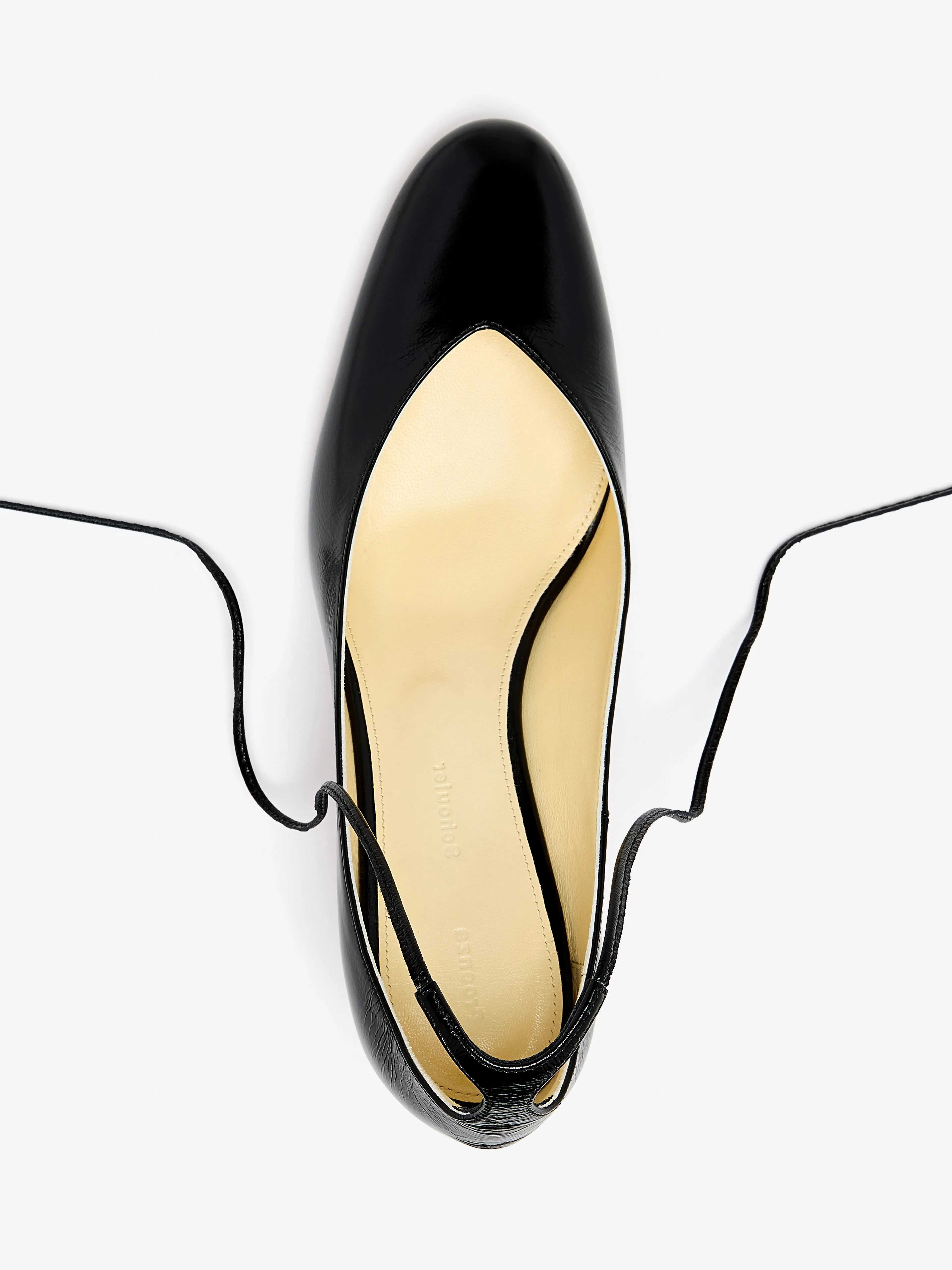 Uma Tie Pumps in Slick Calf sold by Proenza Schouler product image thumbnail 3