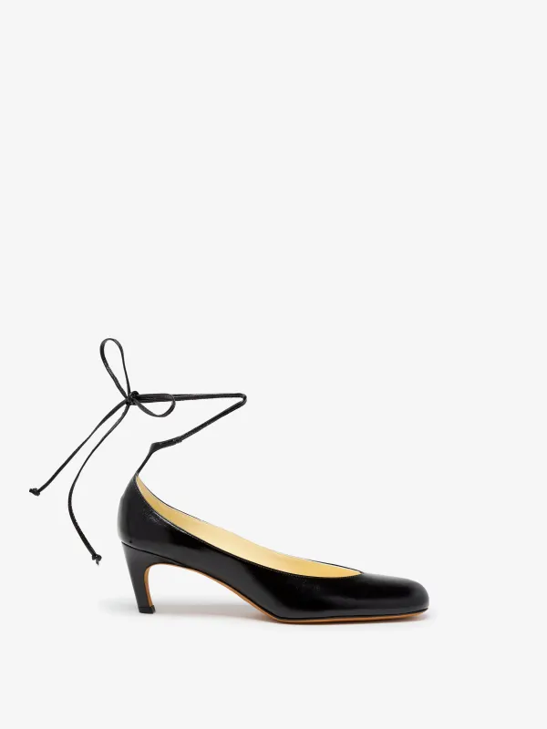 Uma Tie Pumps in Slick Calf made by Proenza Schouler