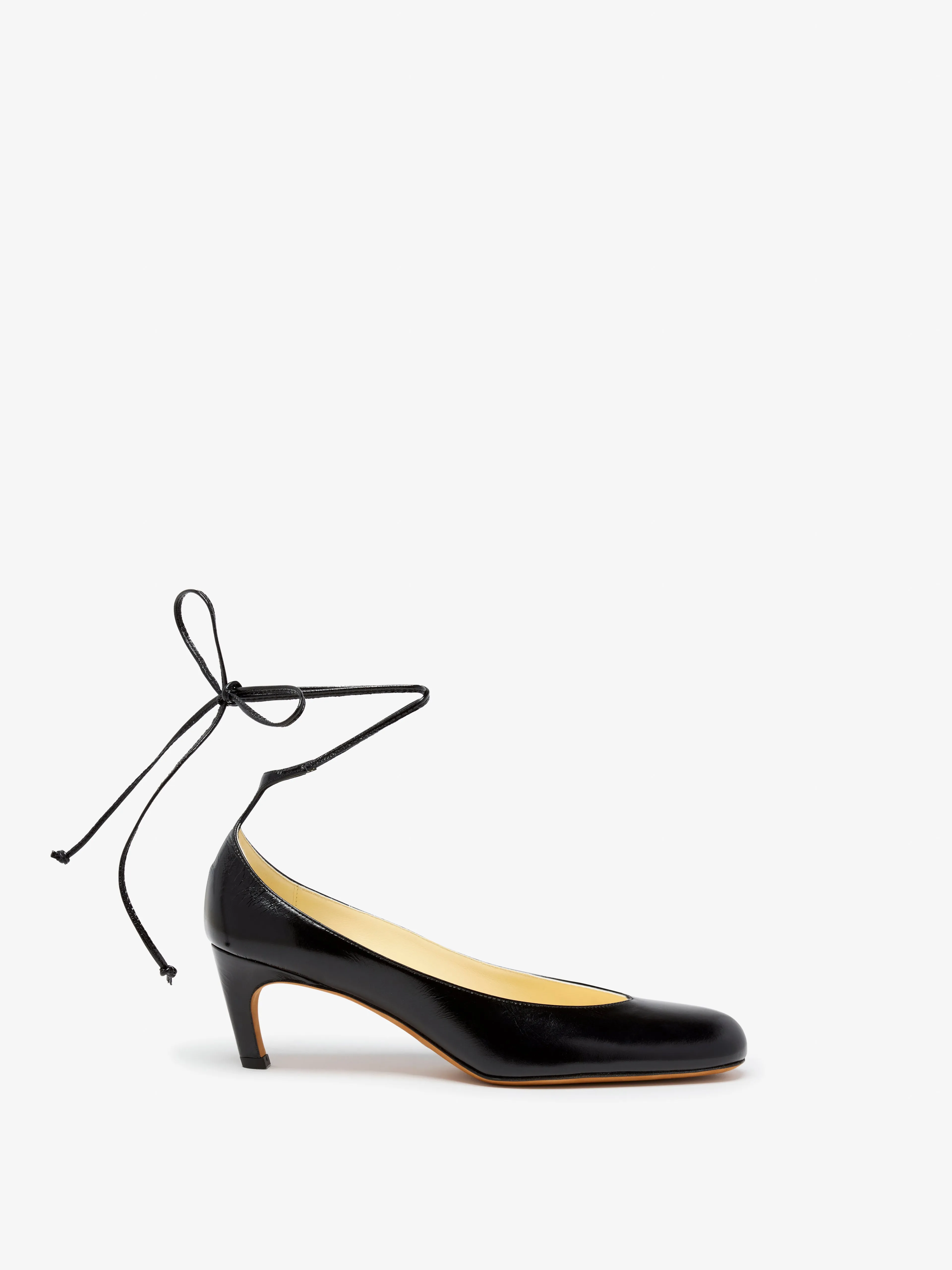 Uma Tie Pumps in Slick Calf sold by Proenza Schouler