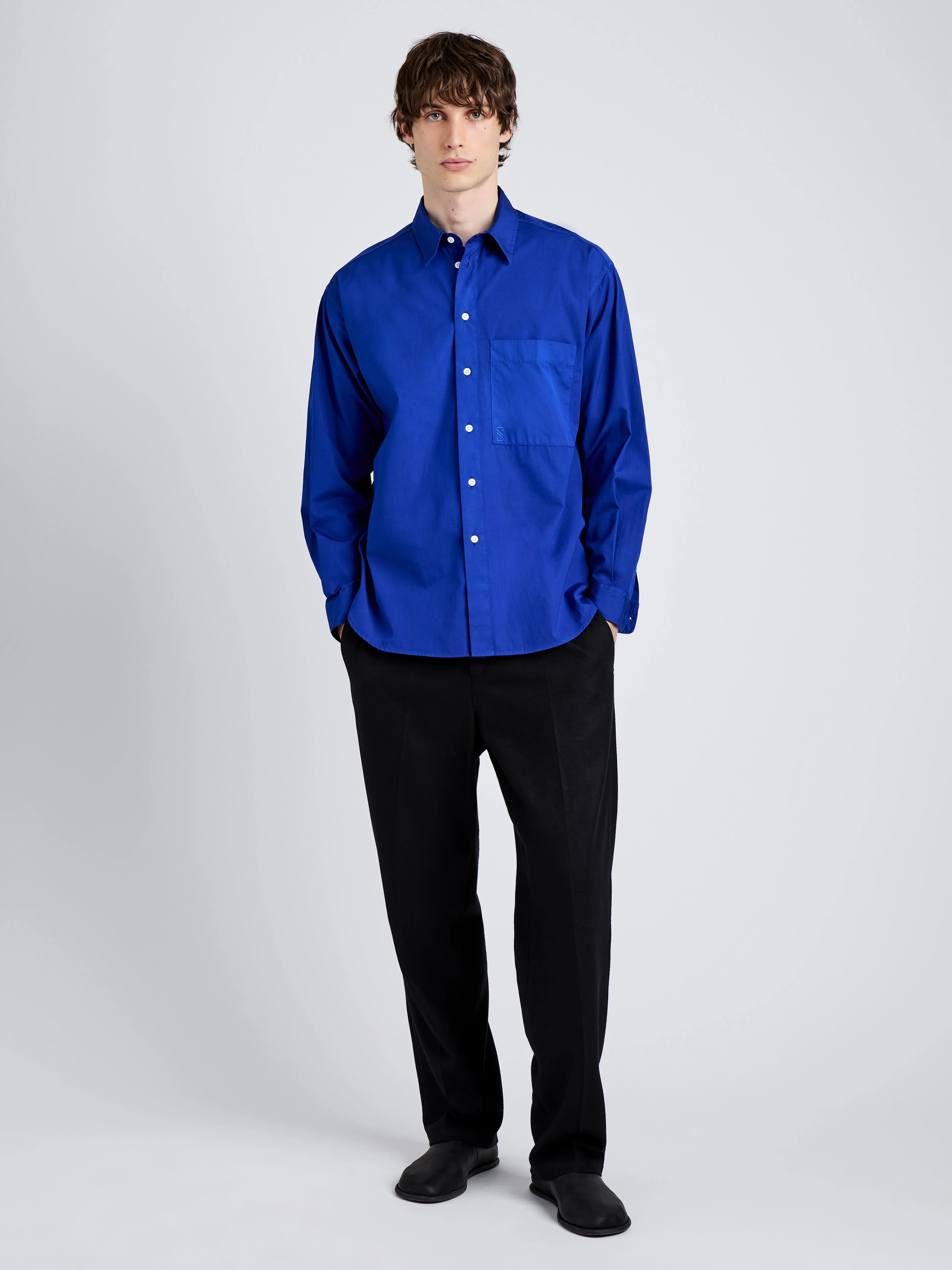 Simon Shirt in Poplin sold by Proenza Schouler product image thumbnail 3