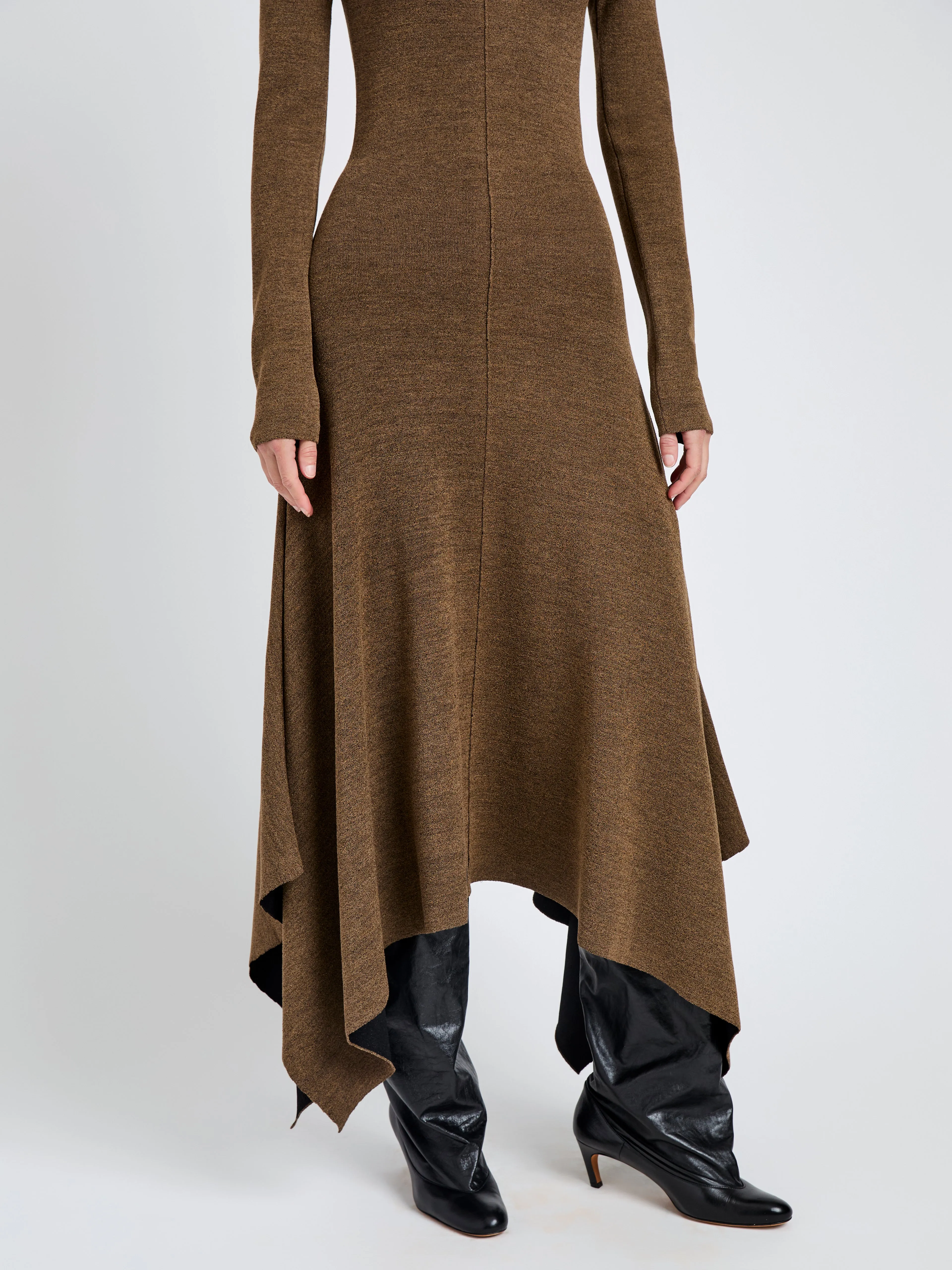 Romi Dress in Textured Sculpted Viscose sold by Proenza Schouler product image thumbnail 5