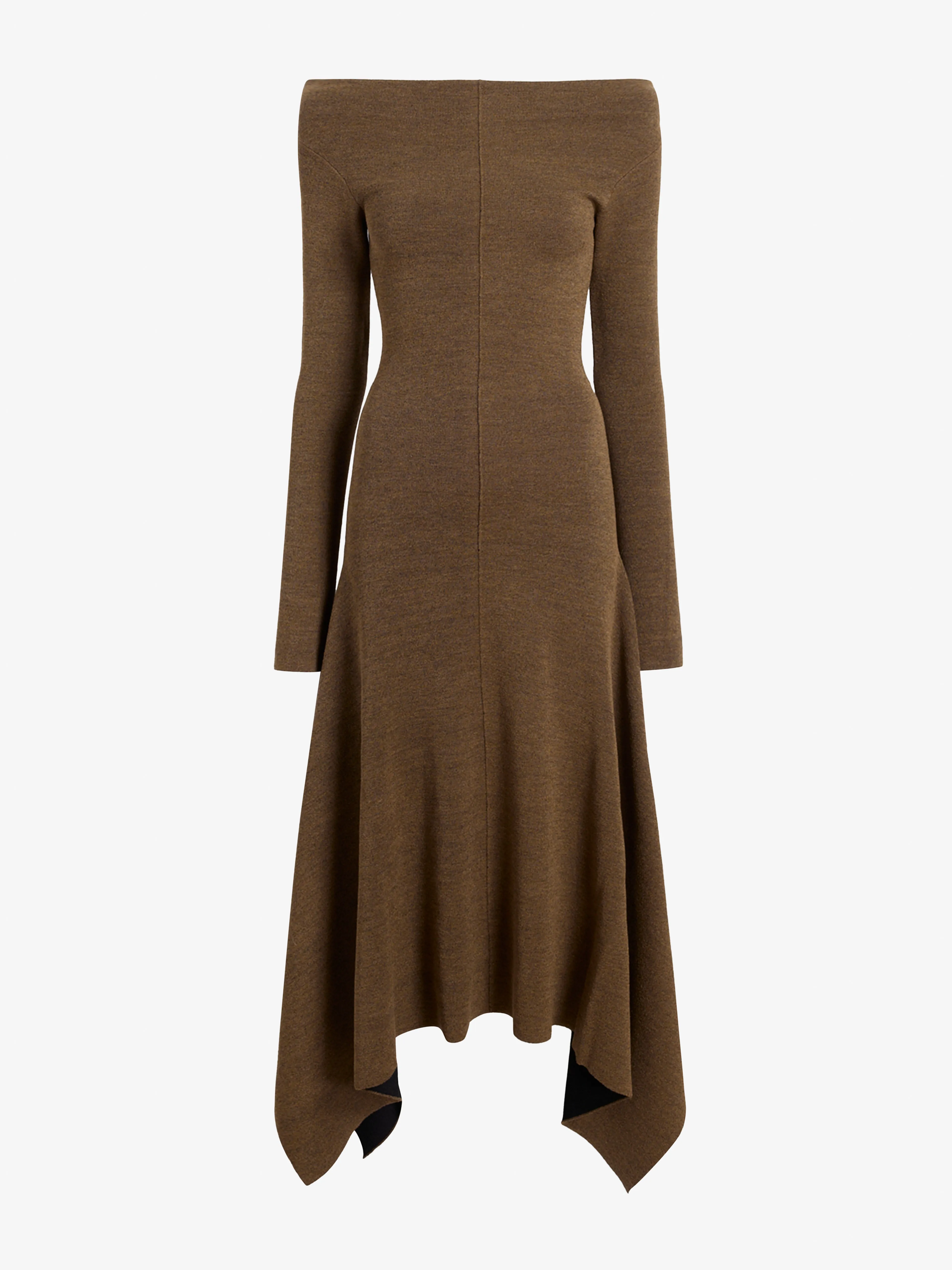 Romi Dress in Textured Sculpted Viscose sold by Proenza Schouler
