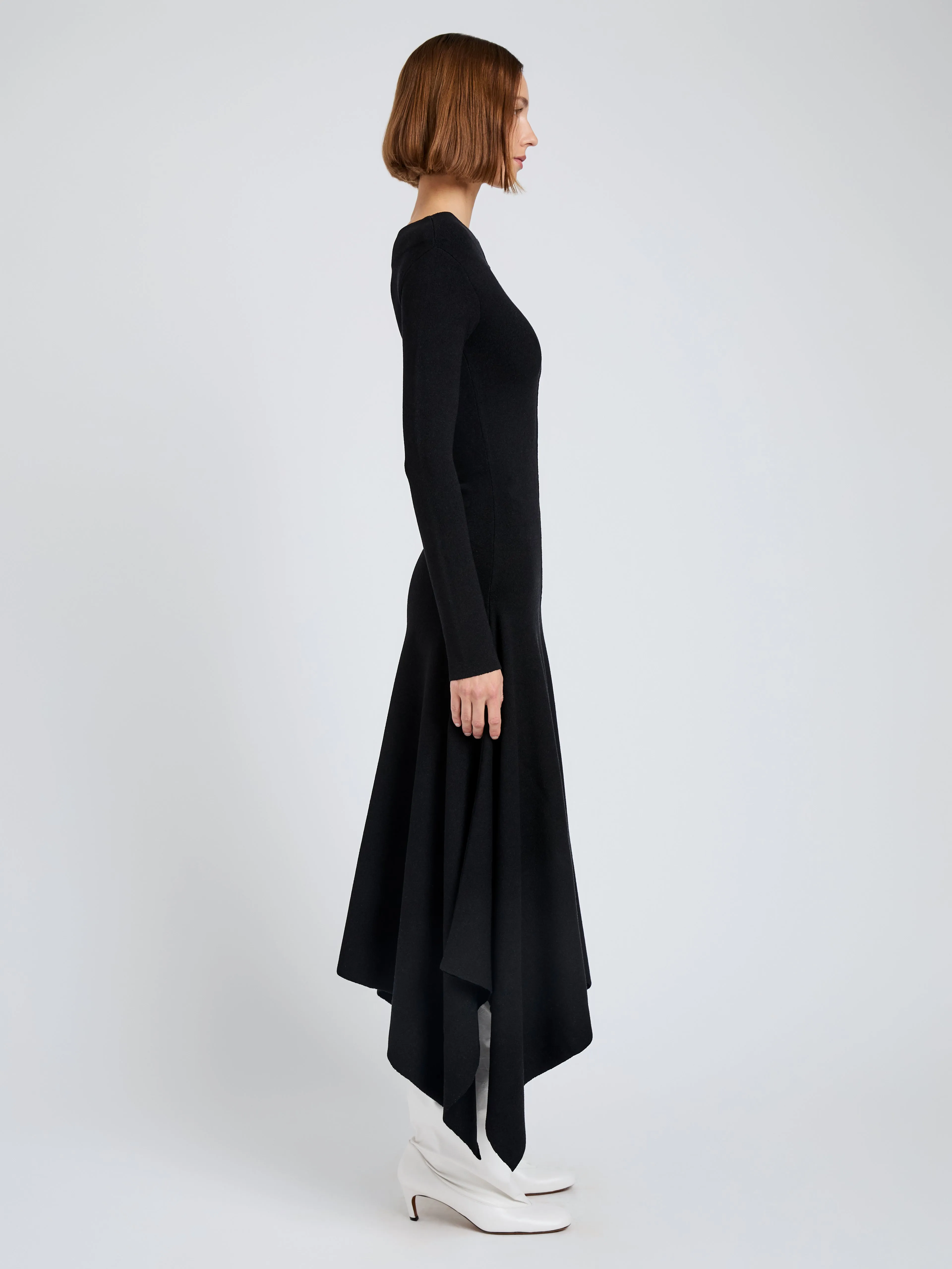 Romi Dress in Textured Sculpted Viscose sold by Proenza Schouler product image thumbnail 3