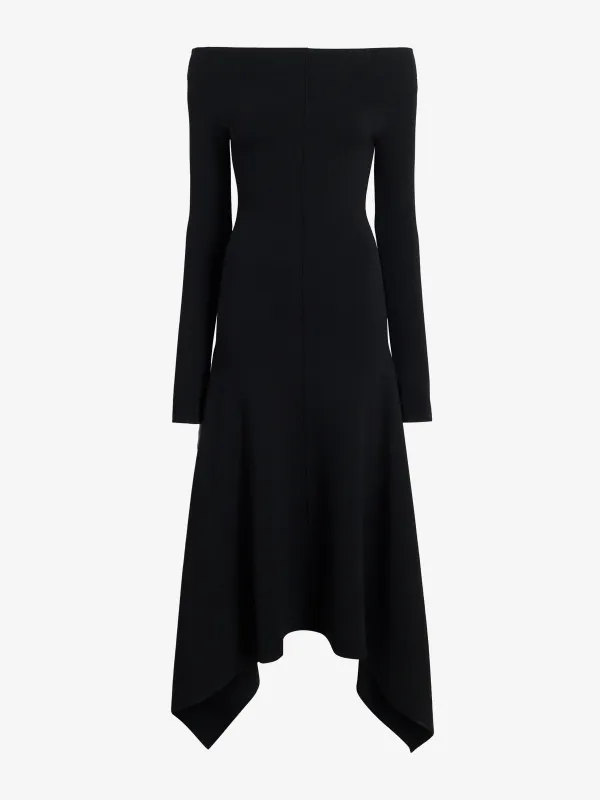 Romi Dress in Textured Sculpted Viscose made by Proenza Schouler