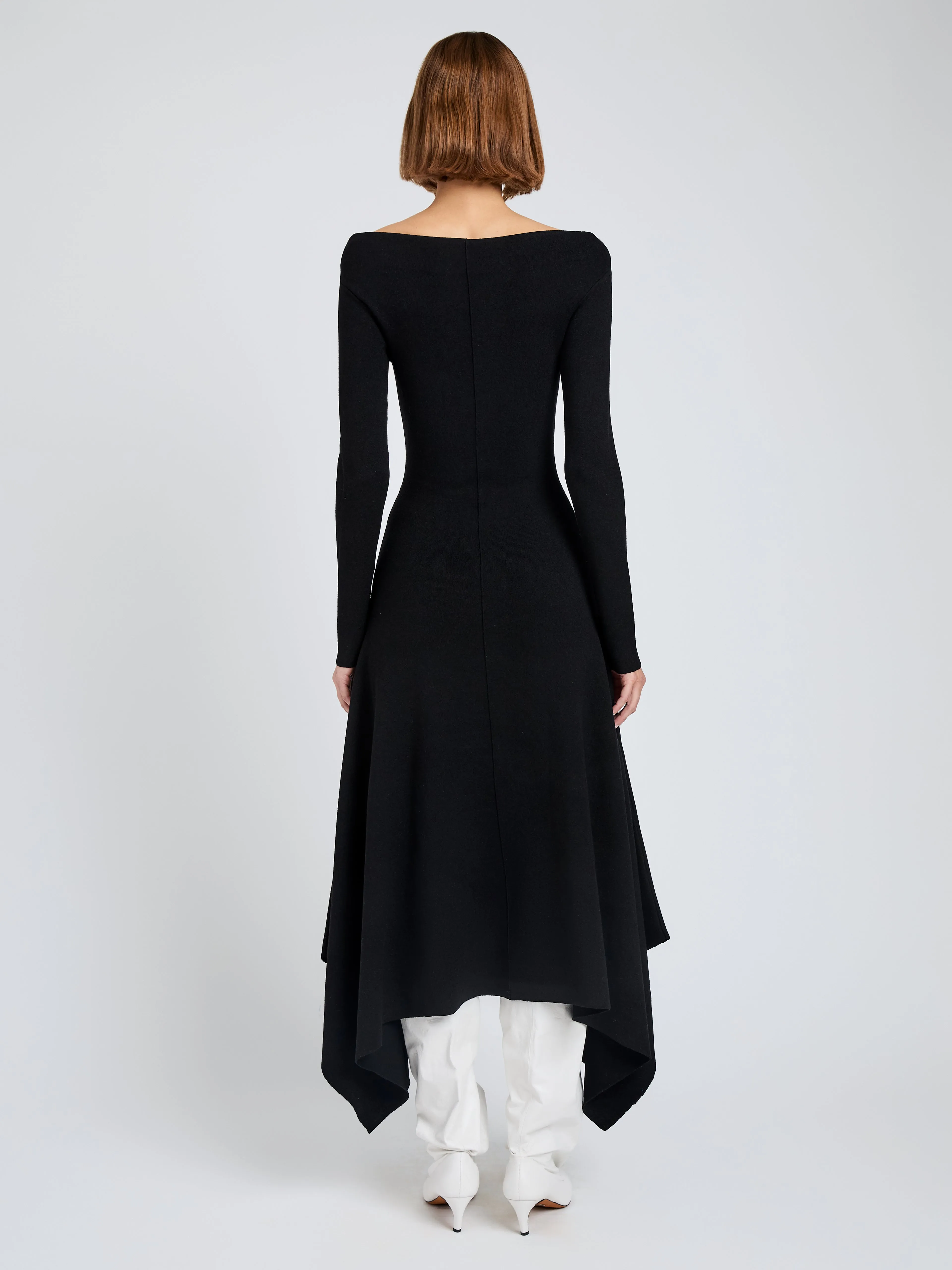 Romi Dress in Textured Sculpted Viscose sold by Proenza Schouler product image thumbnail 4