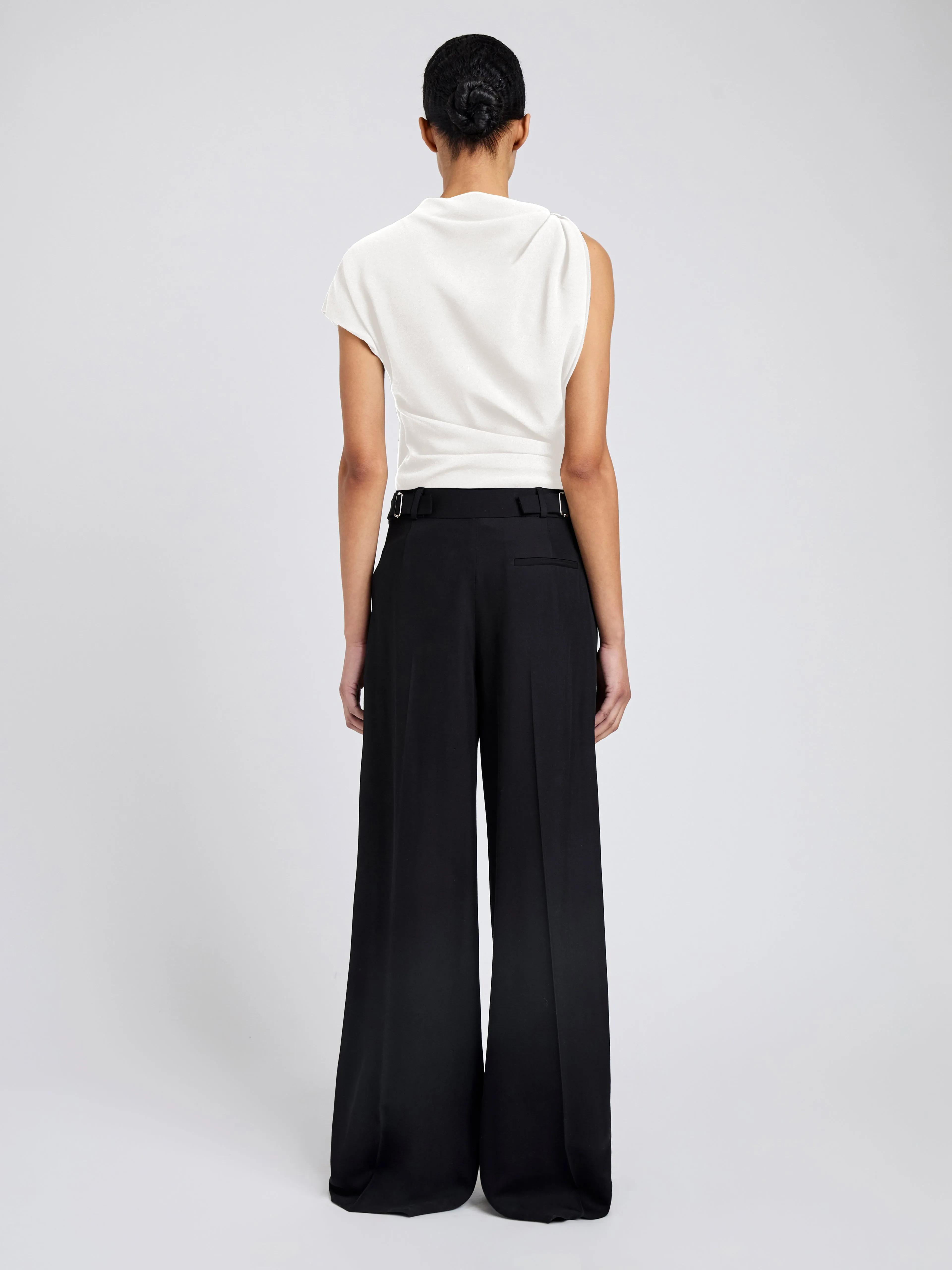 Malika Top in Matte Double Crepe sold by Proenza Schouler product image thumbnail 5