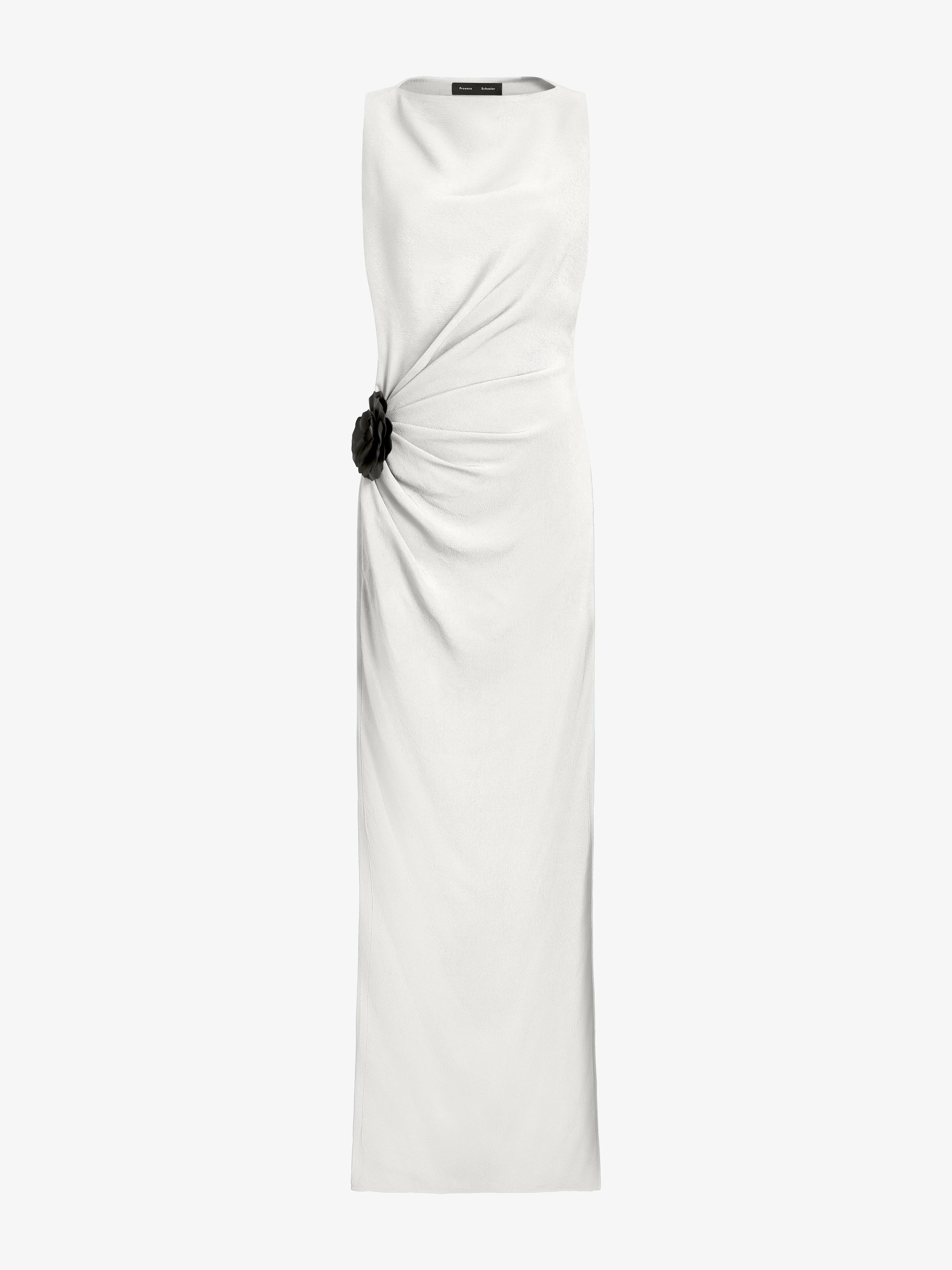 Indria Dress in Matte Double Crepe sold by Proenza Schouler