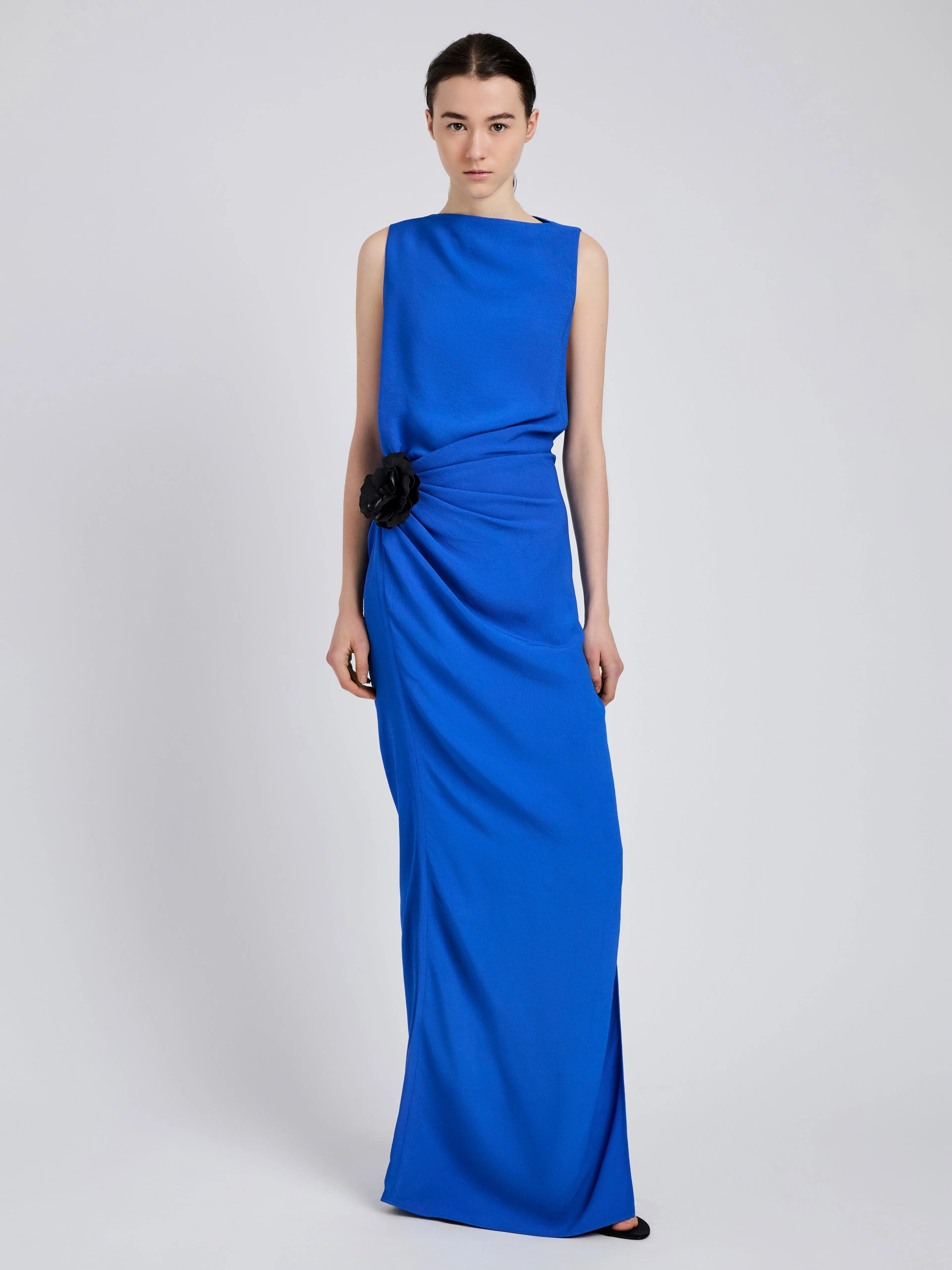 Indria Dress in Matte Double Crepe sold by Proenza Schouler product image thumbnail 2