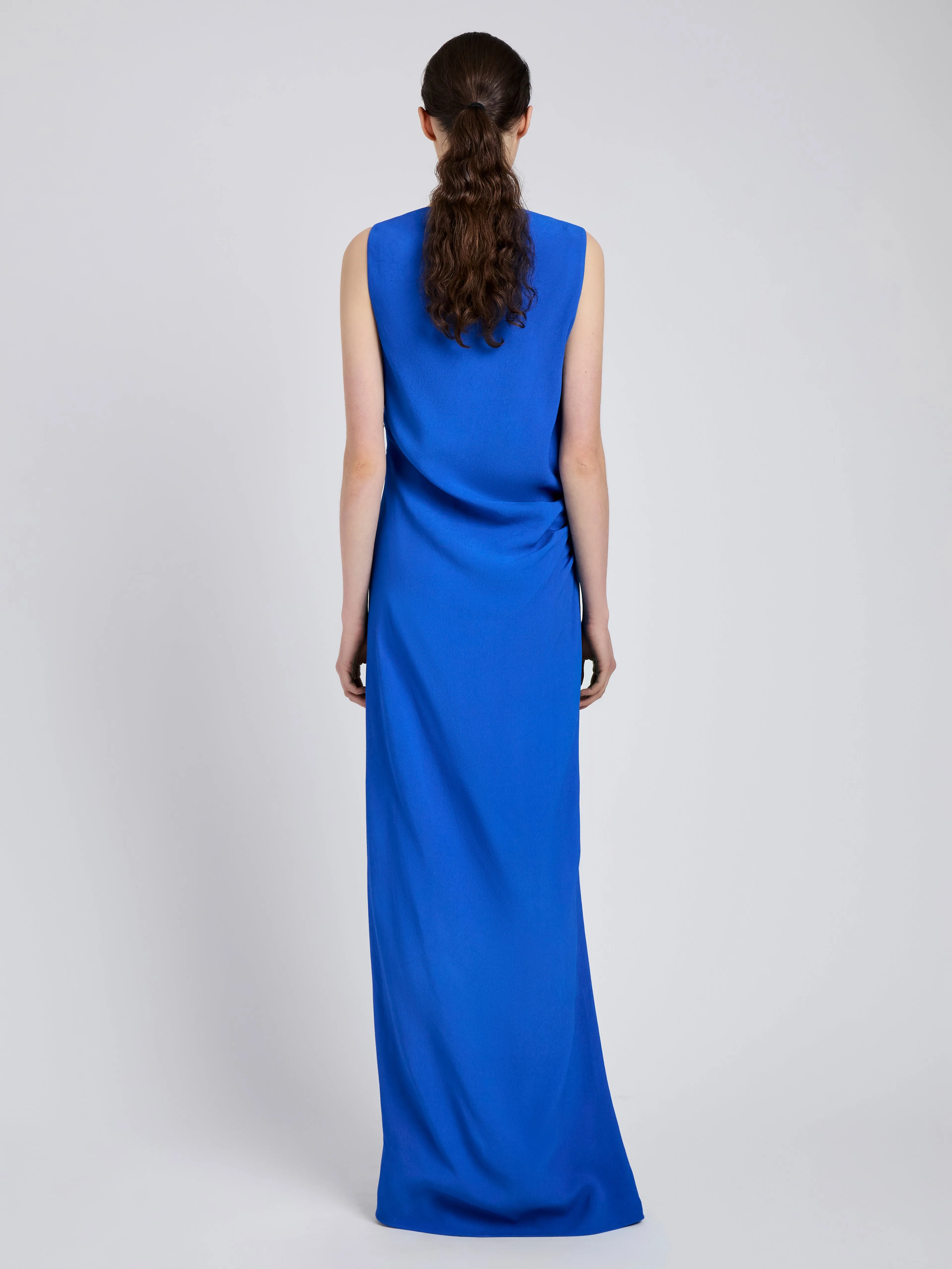 Indria Dress in Matte Double Crepe sold by Proenza Schouler product image thumbnail 4