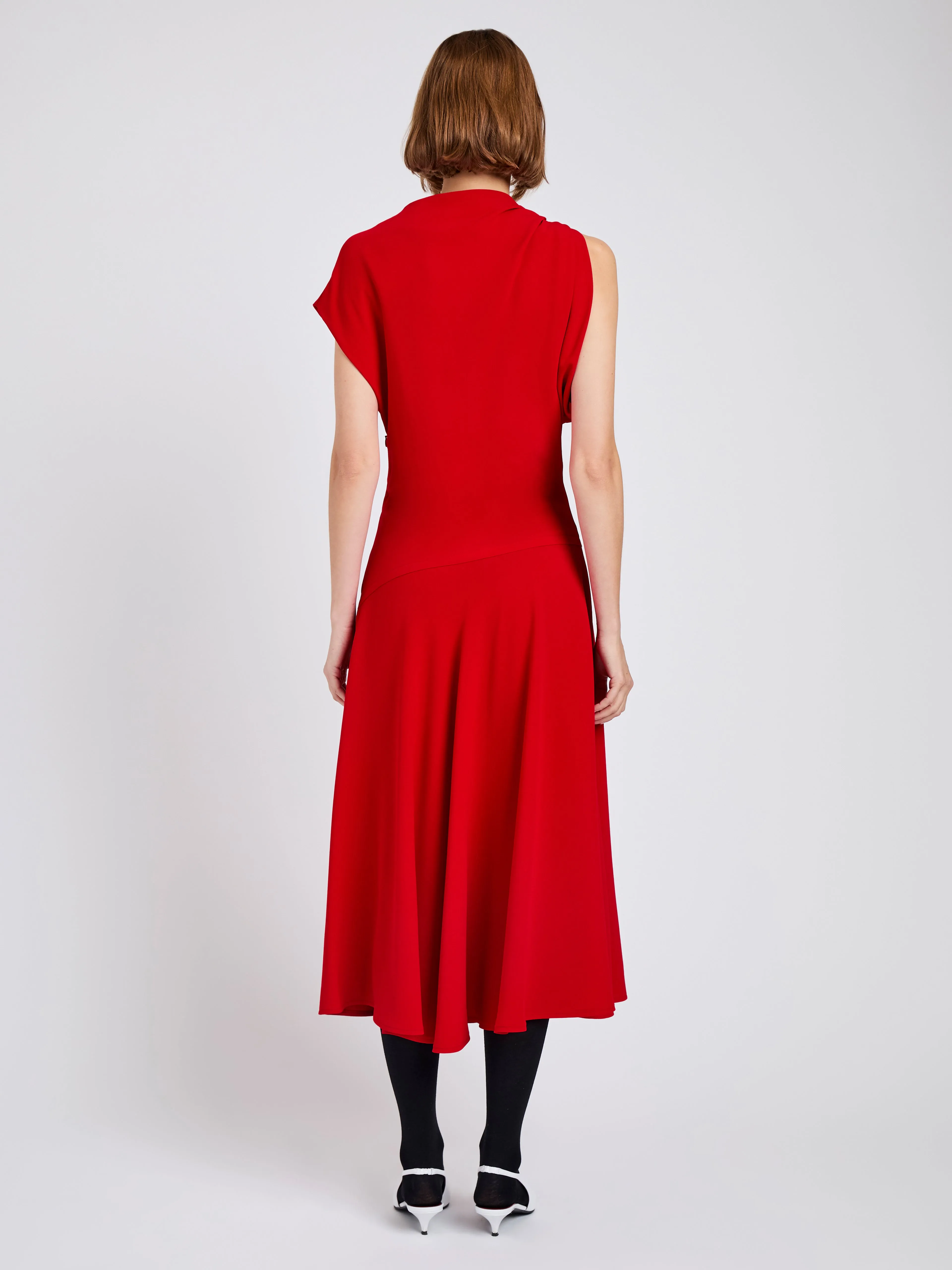 Rue Dress in Light Matte Double Crepe sold by Proenza Schouler product image thumbnail 4