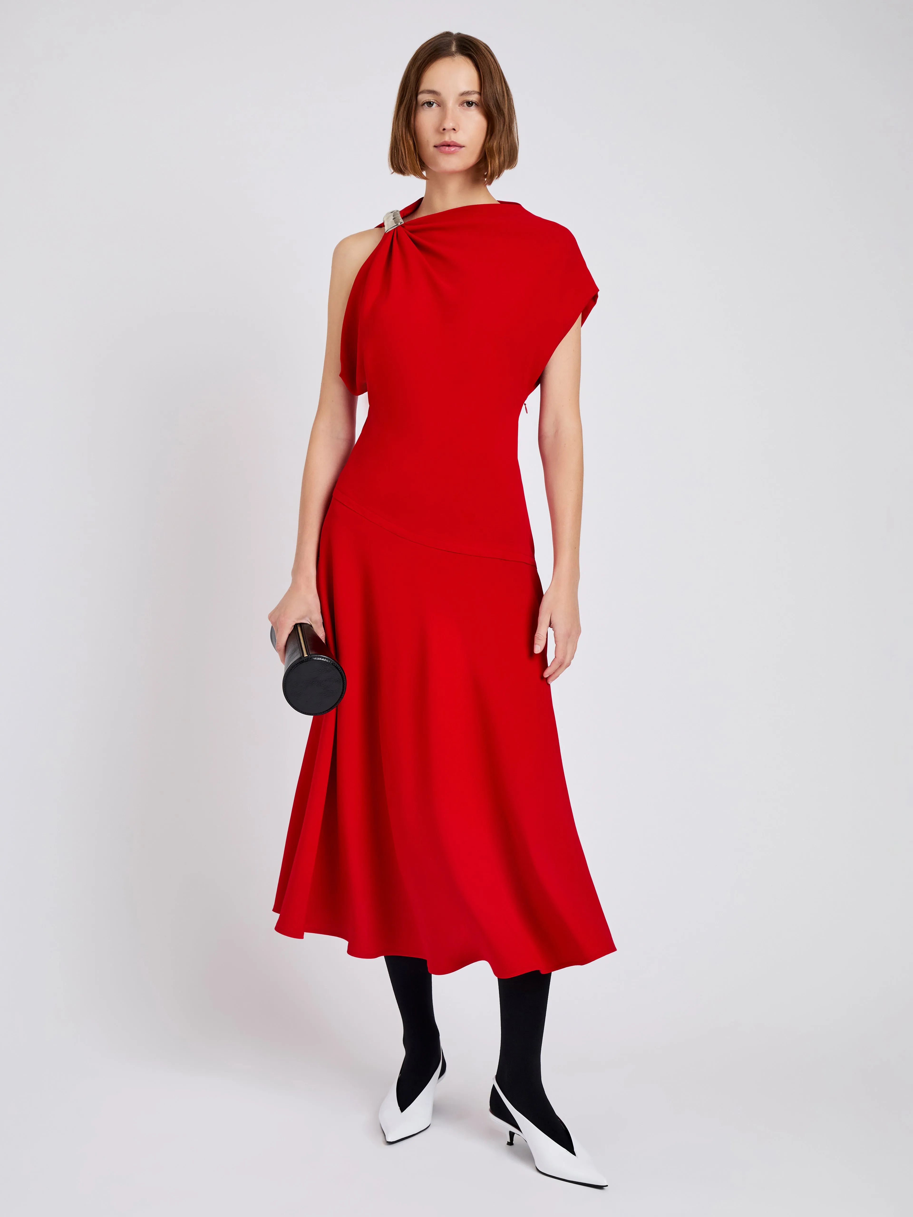 Rue Dress in Light Matte Double Crepe sold by Proenza Schouler product image thumbnail 2