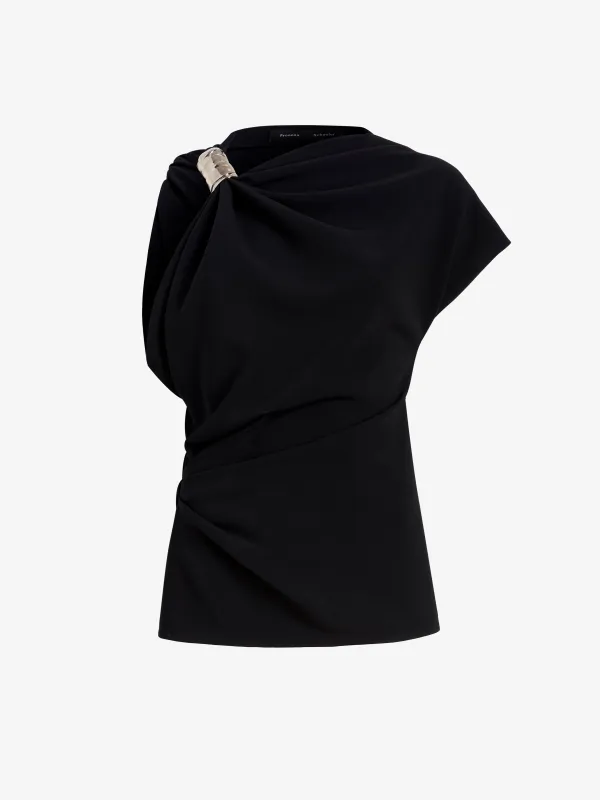 Malika Top in Matte Double Crepe sold by Proenza Schouler