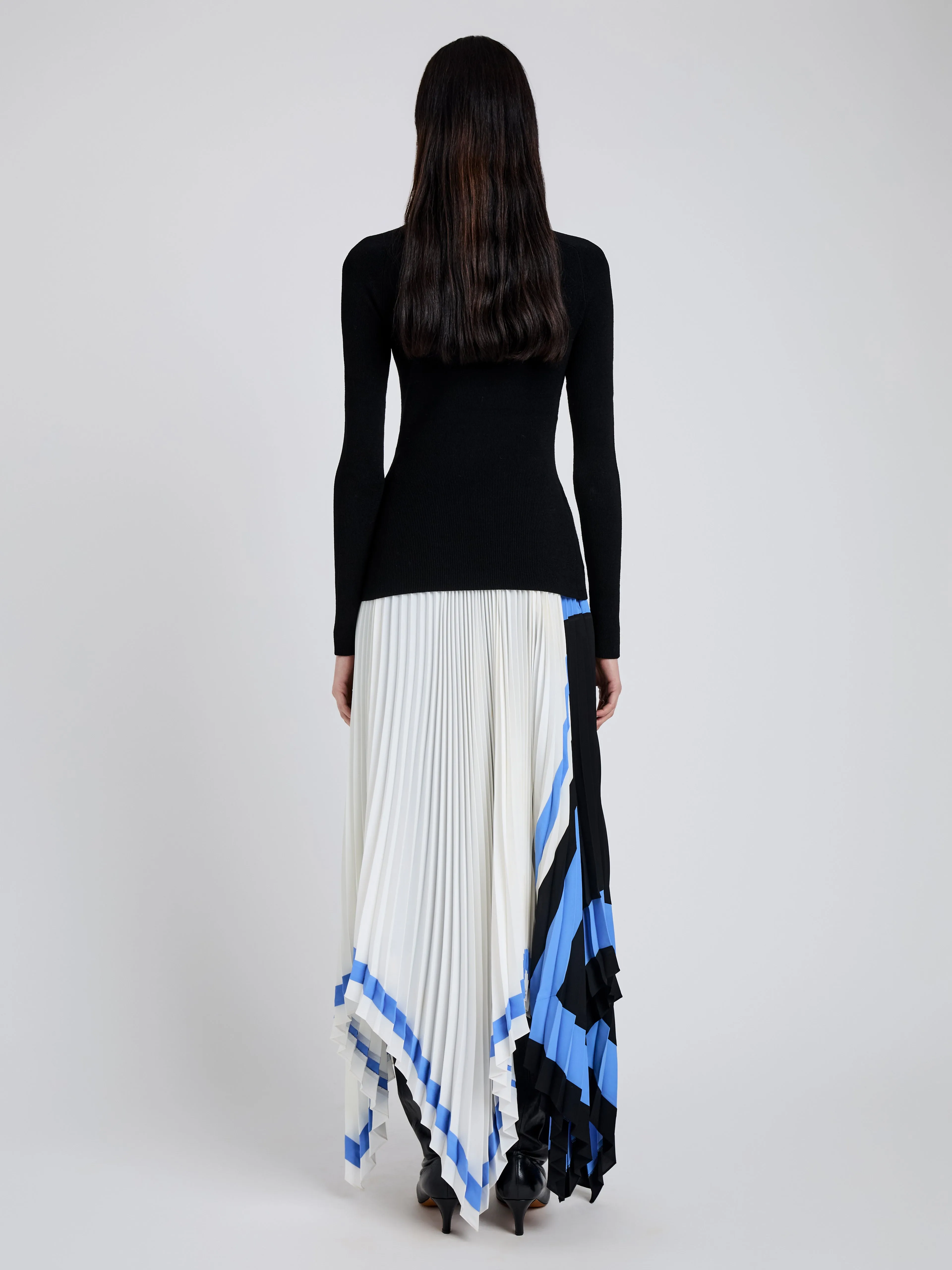 Emilia Skirt in Technical Crepe sold by Proenza Schouler product image thumbnail 4