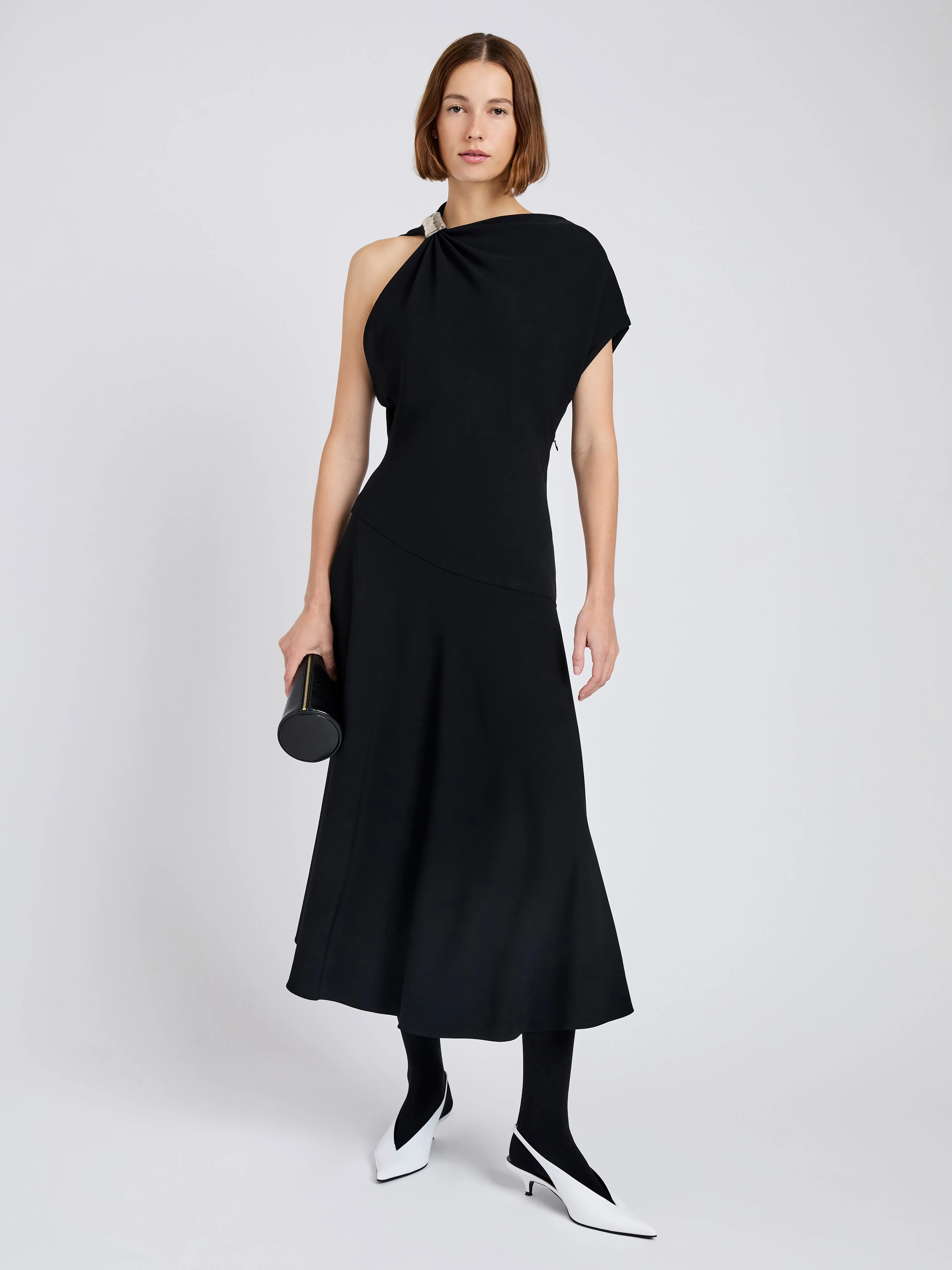 Rue Dress in Light Matte Double Crepe sold by Proenza Schouler product image thumbnail 2