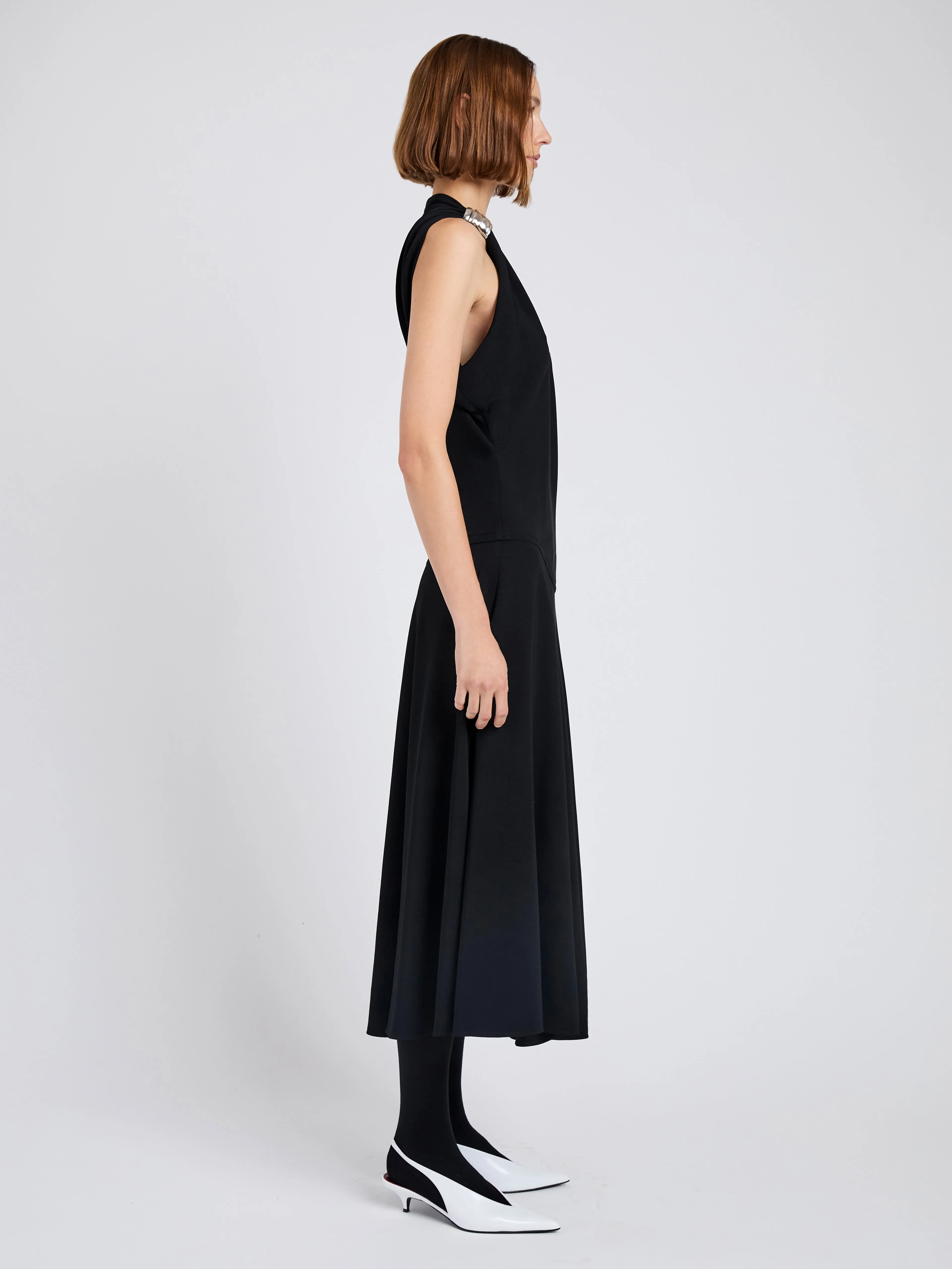 Rue Dress in Light Matte Double Crepe sold by Proenza Schouler product image thumbnail 3
