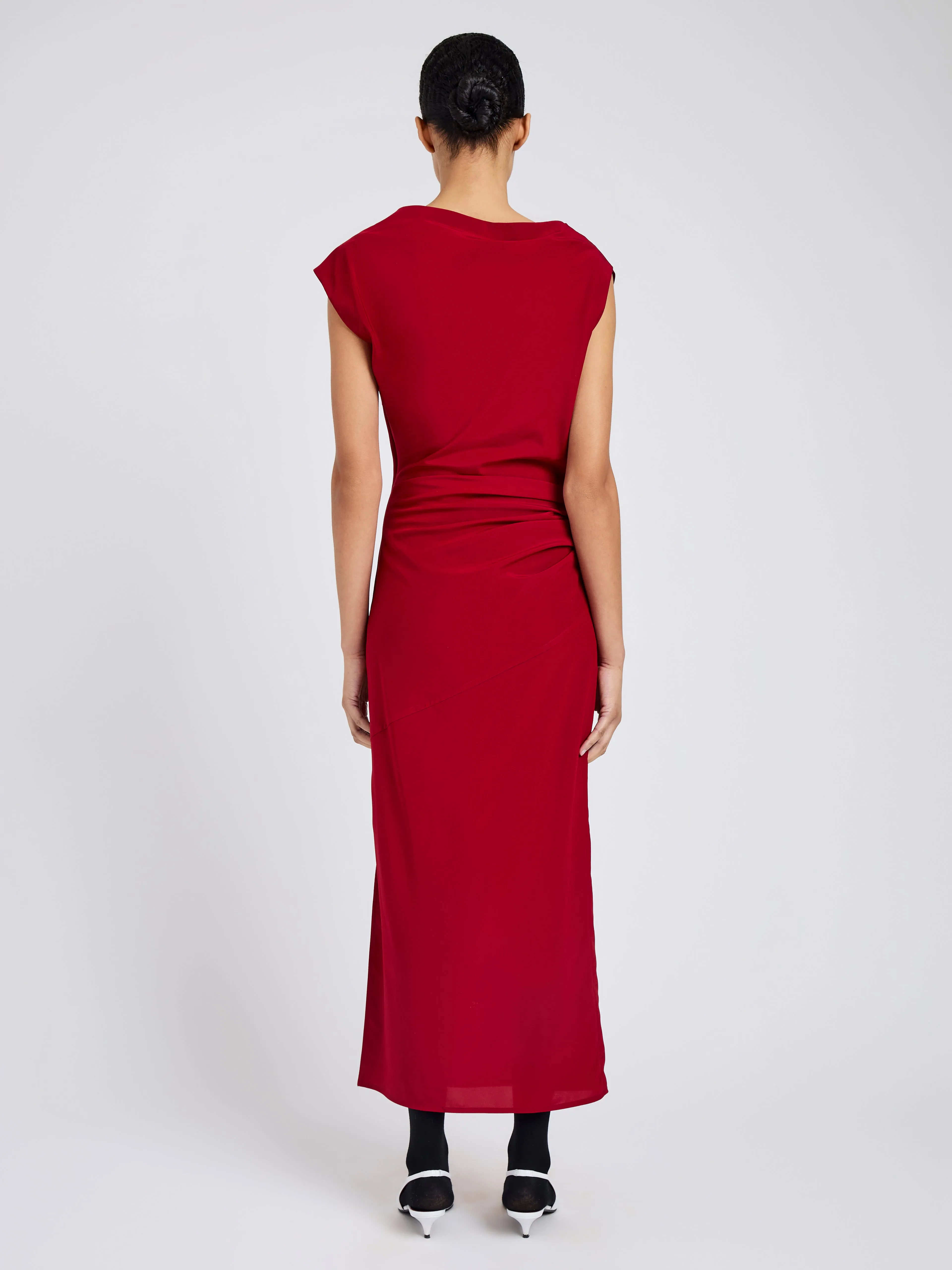 Tasa Dress in Silk Viscose sold by Proenza Schouler product image thumbnail 4