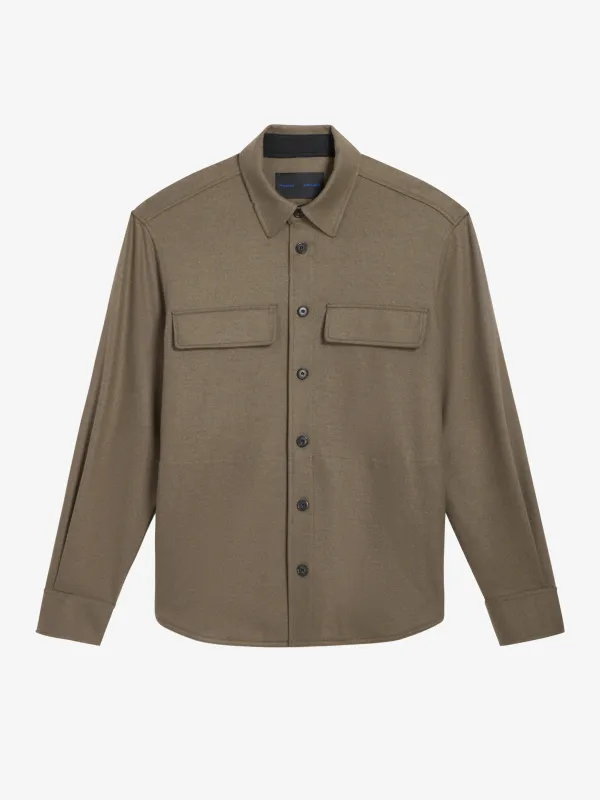 Beni Shirt in Jersey Flannel sold by Proenza Schouler